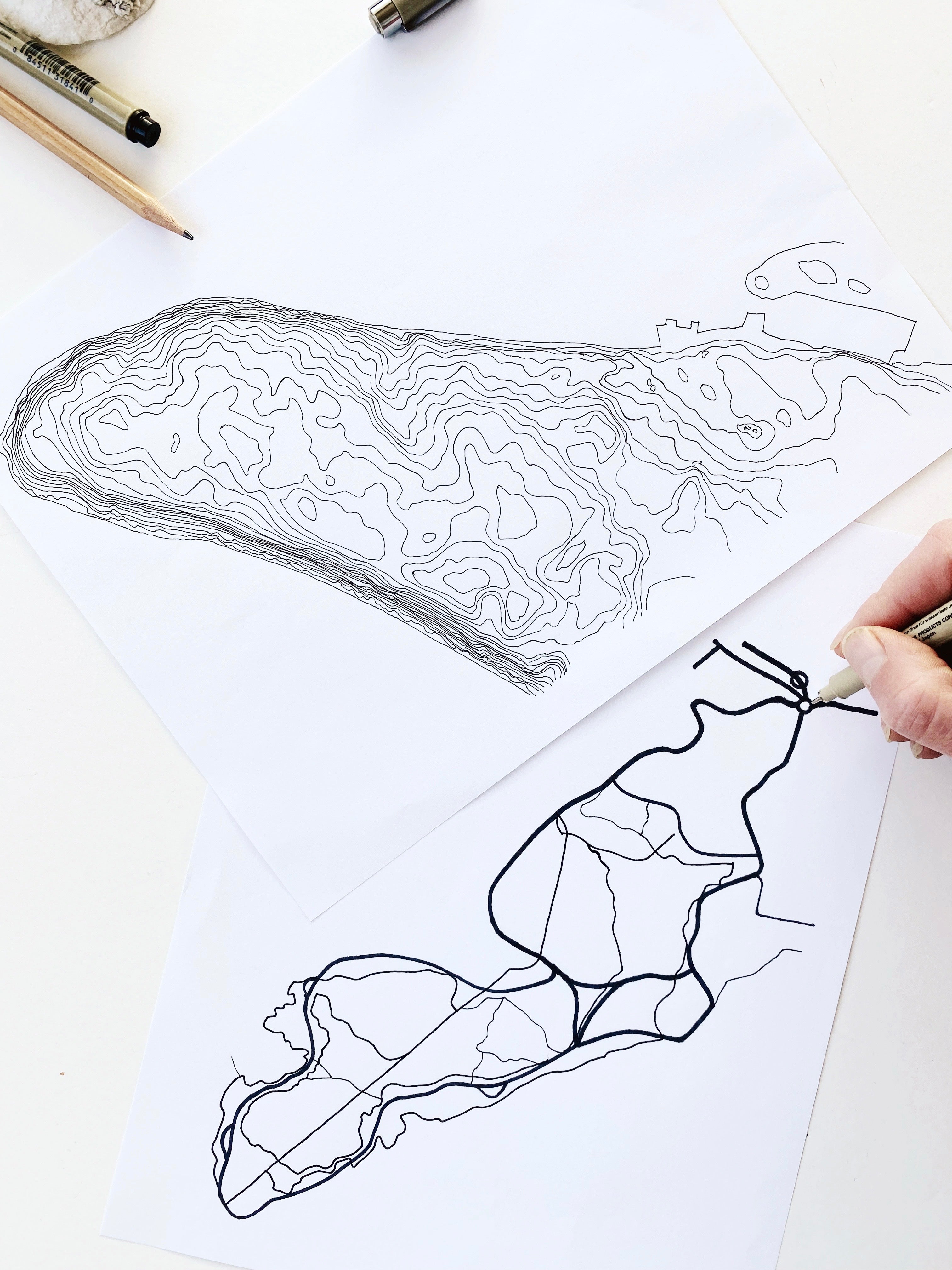 POINT DEFIANCE Park Art Map TACOMA Washington: Horizontal PRINT