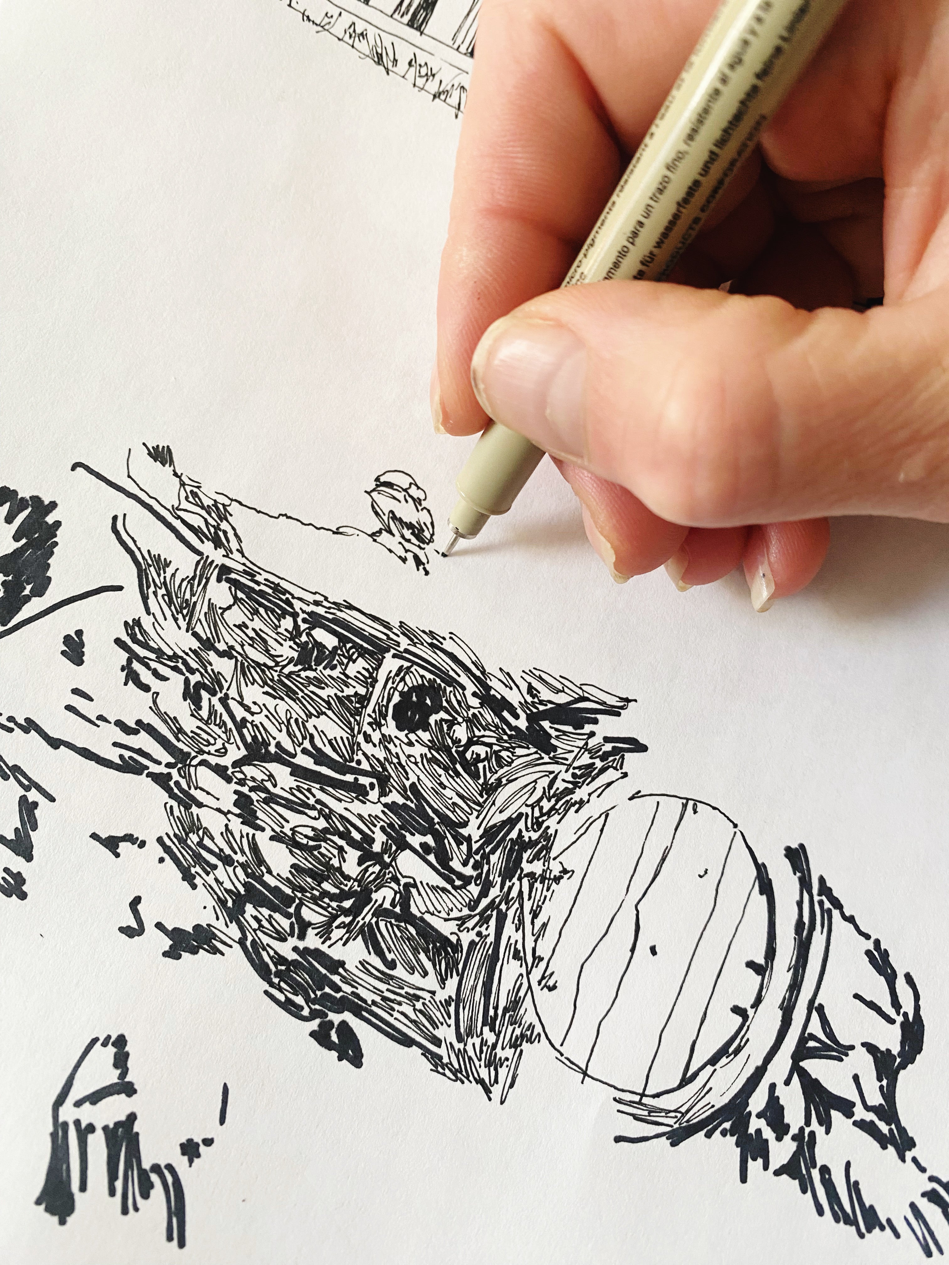 PORT ORCHARD Washington "Charms" Icons Map Postcard