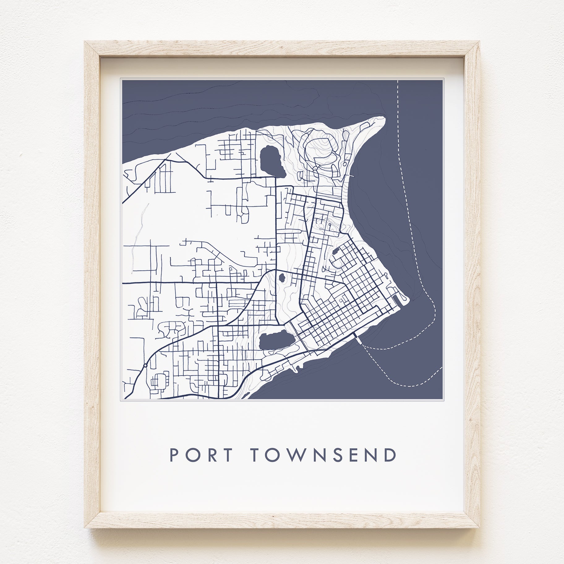 Custom YOUR AREA: "Blueprint" Map: PRINT: Wholesale Only