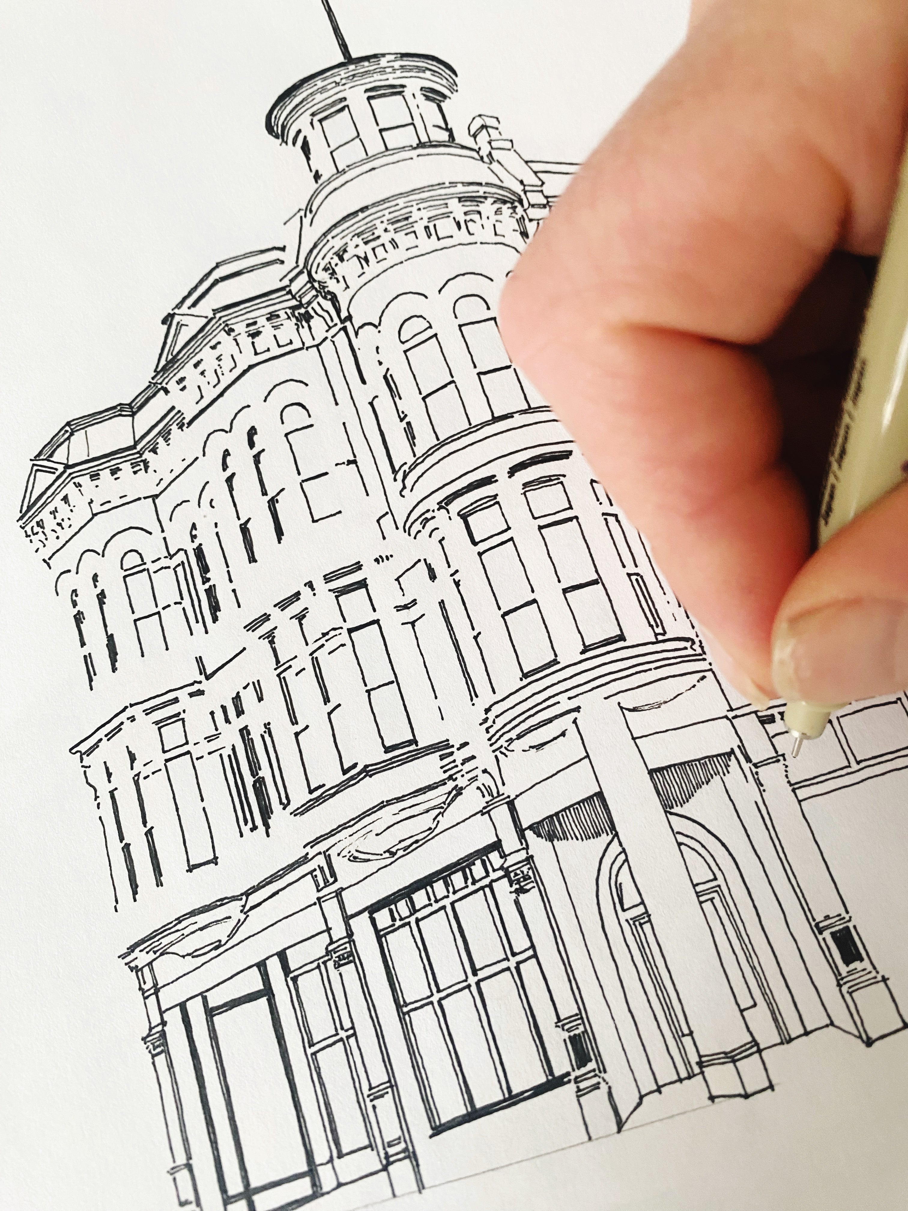 PORT TOWNSEND Washington "Garden Architecture": PRINT