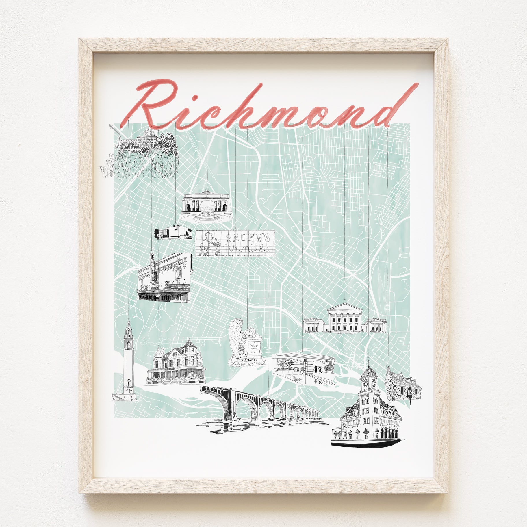 RICHMOND "Charms" Map: PRINT