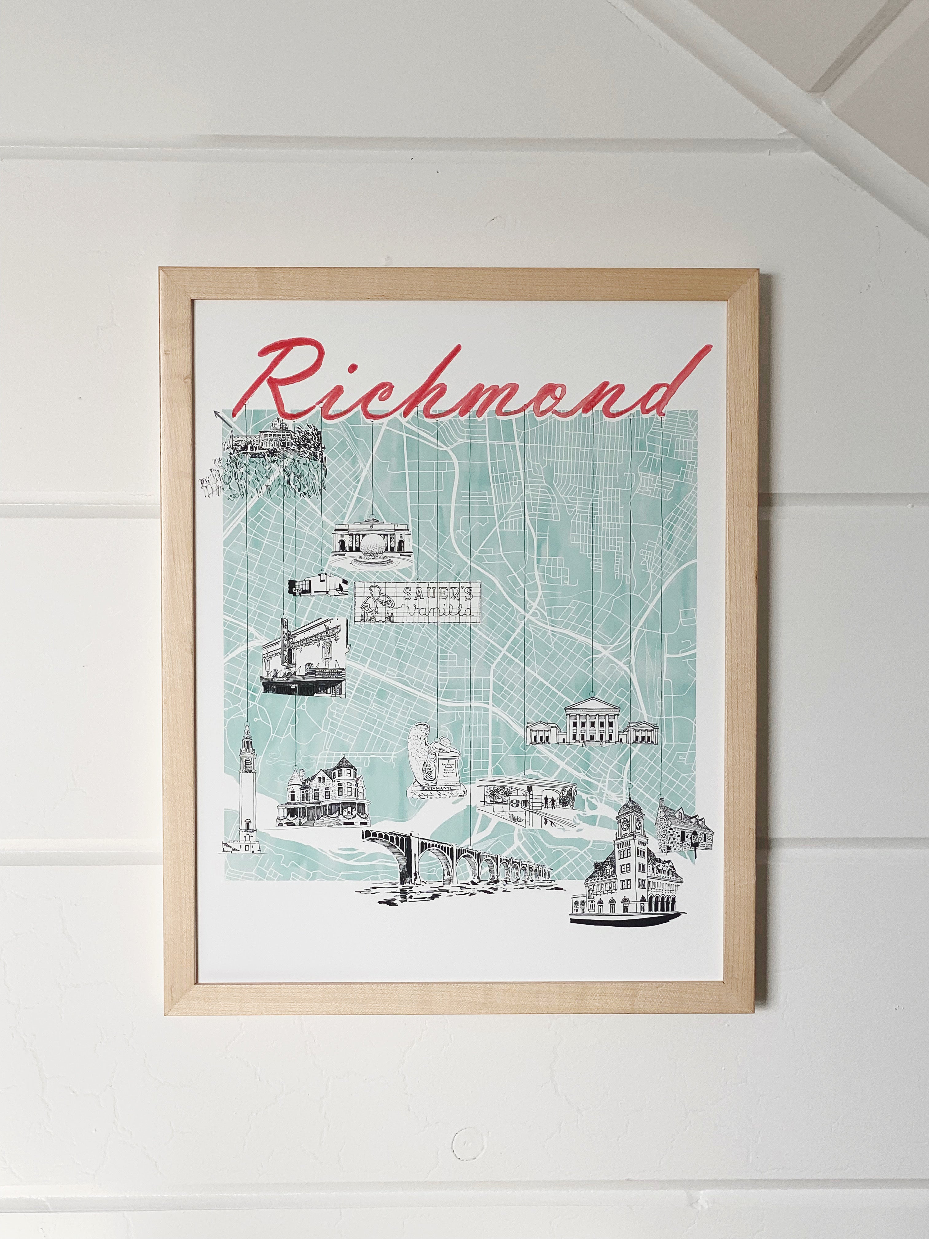 RICHMOND "Charms" Map: PRINT