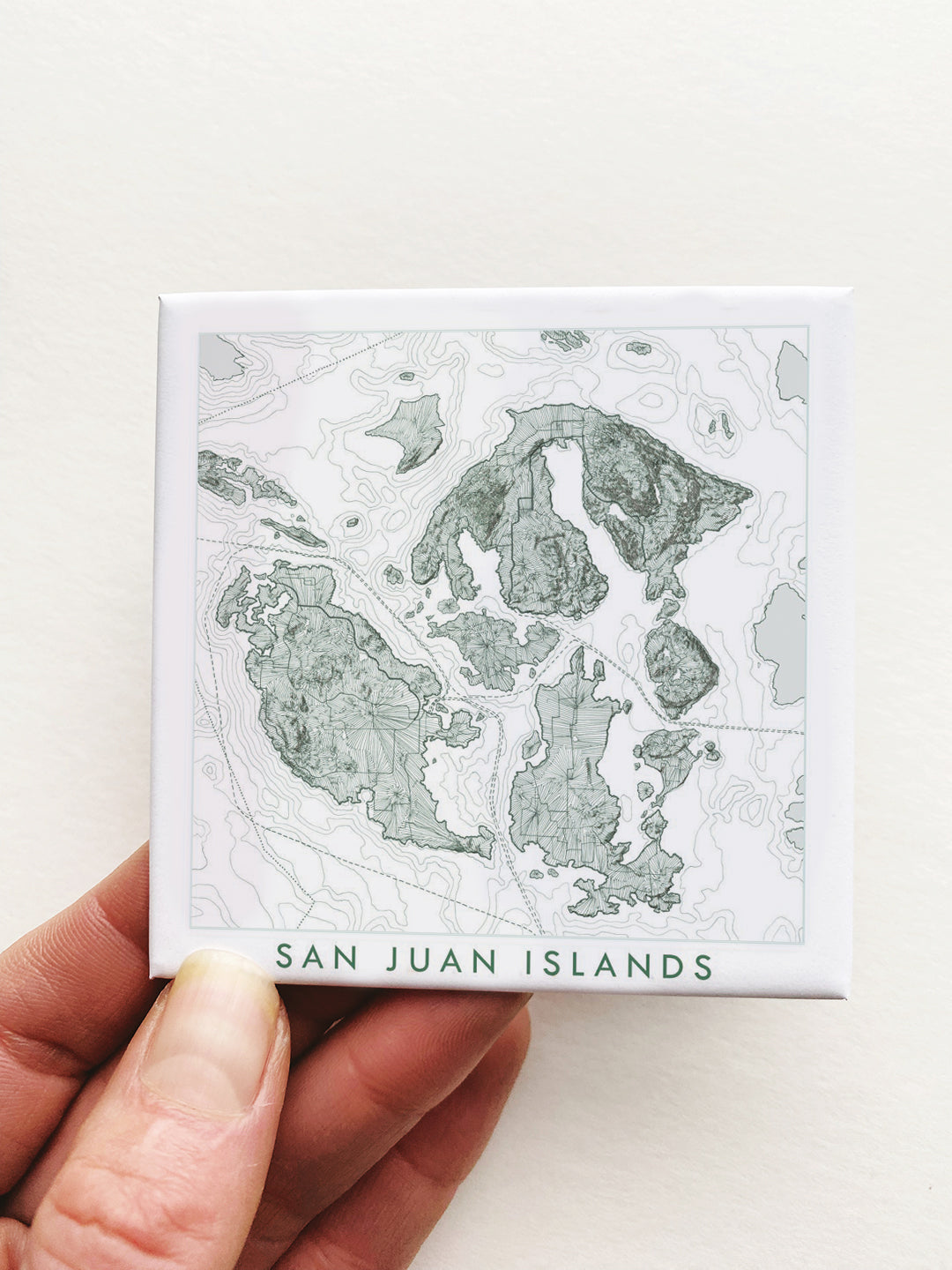 San Juan Islands Washington Topo Map: MAGNET