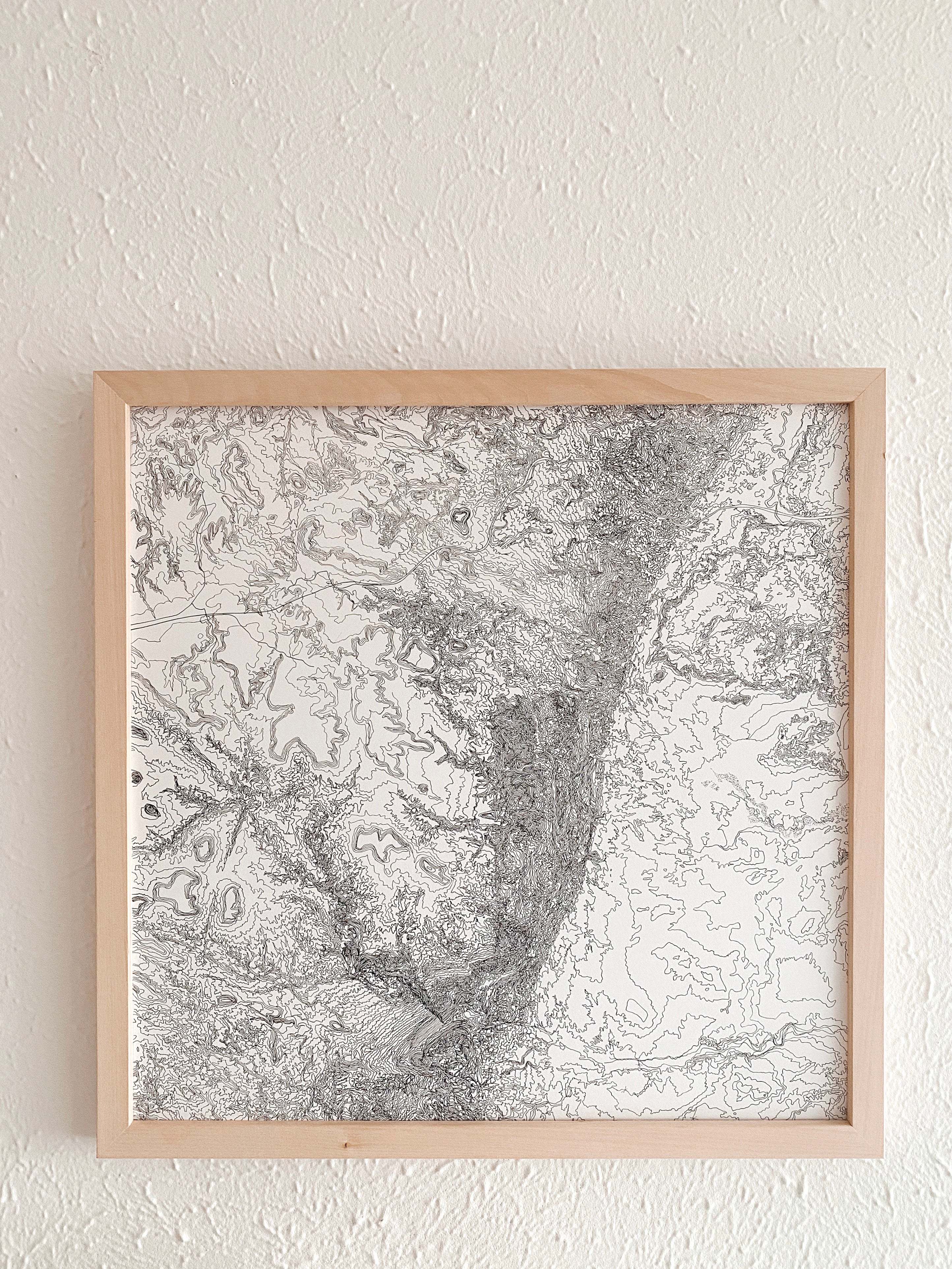San Rafael Reef UTAH Topographical Map: ORIGINAL DRAWING