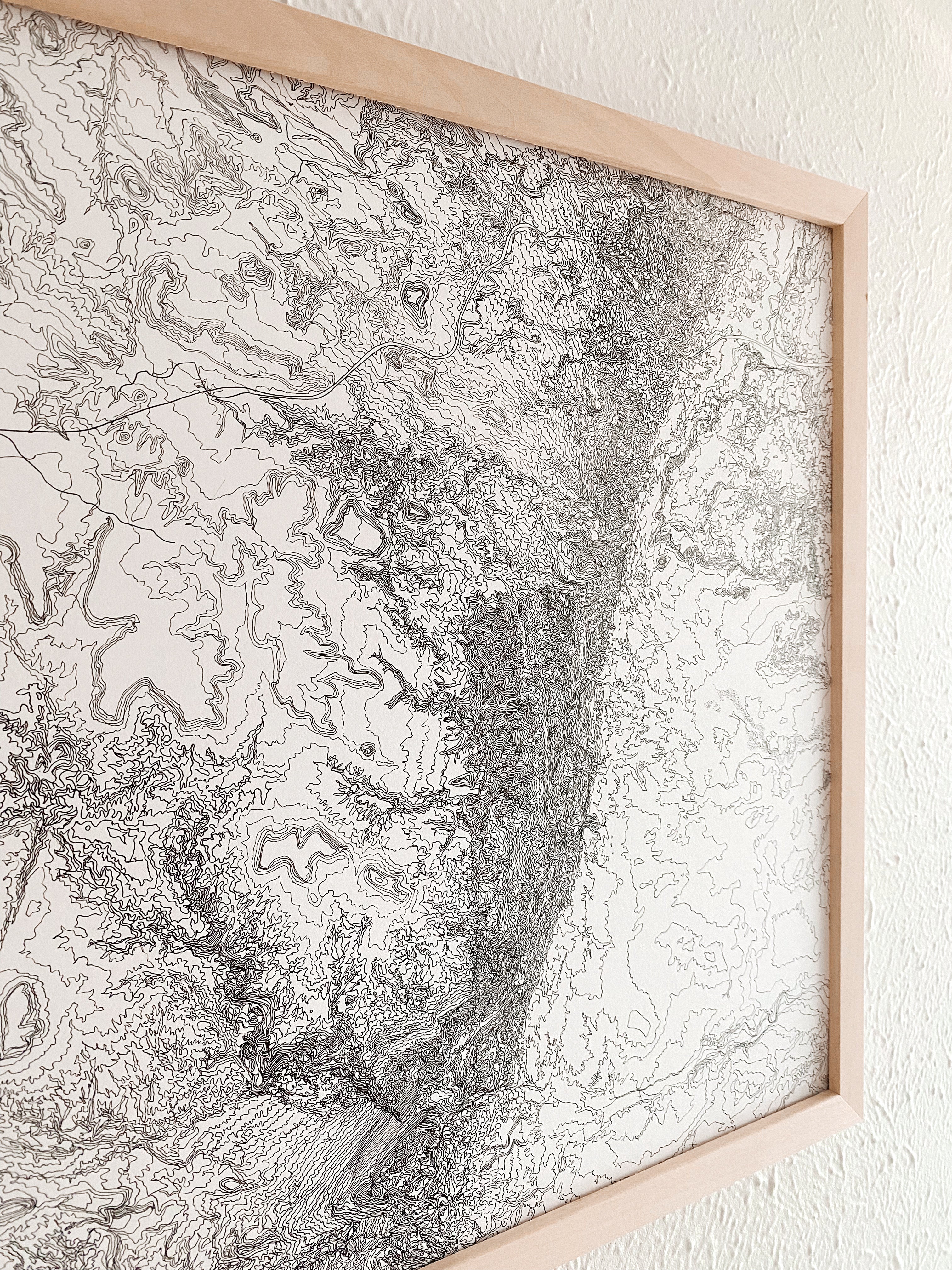 San Rafael Reef UTAH Topographical Map: ORIGINAL DRAWING