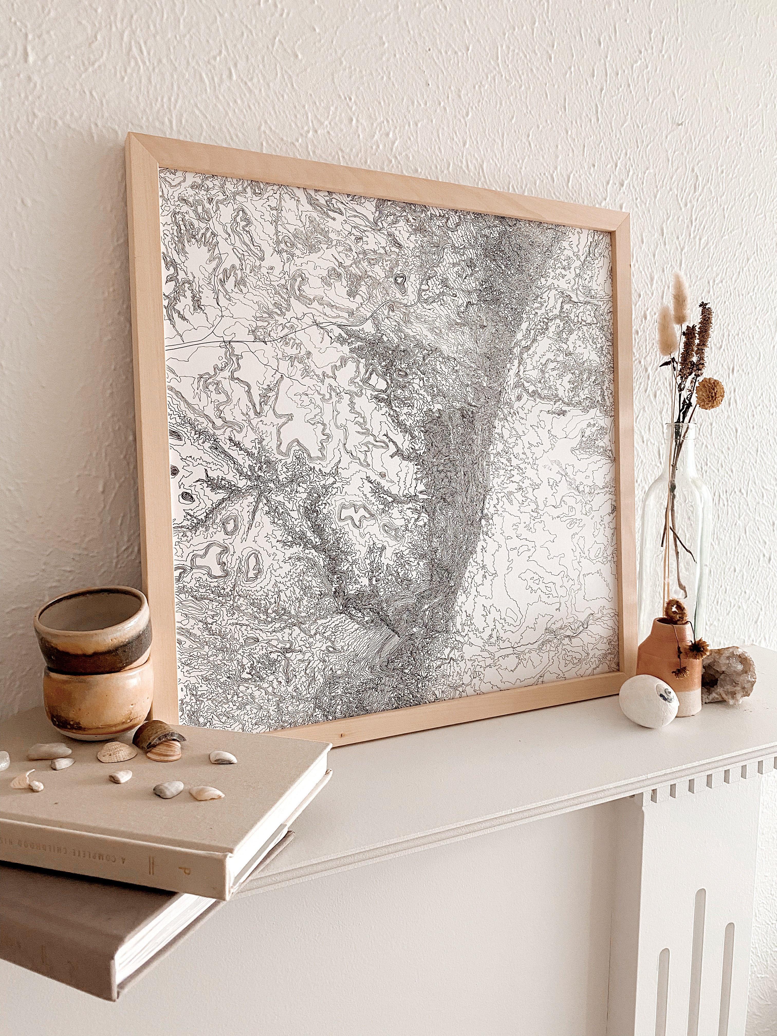 San Rafael Reef UTAH Topographical Map: ORIGINAL DRAWING