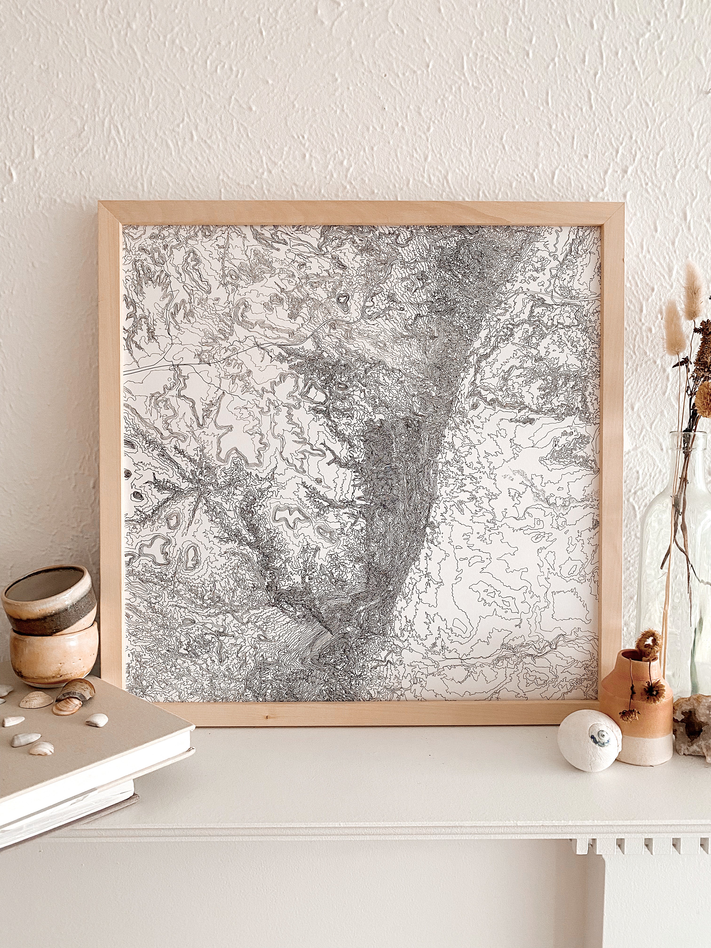 San Rafael Reef UTAH Topographical Map: ORIGINAL DRAWING