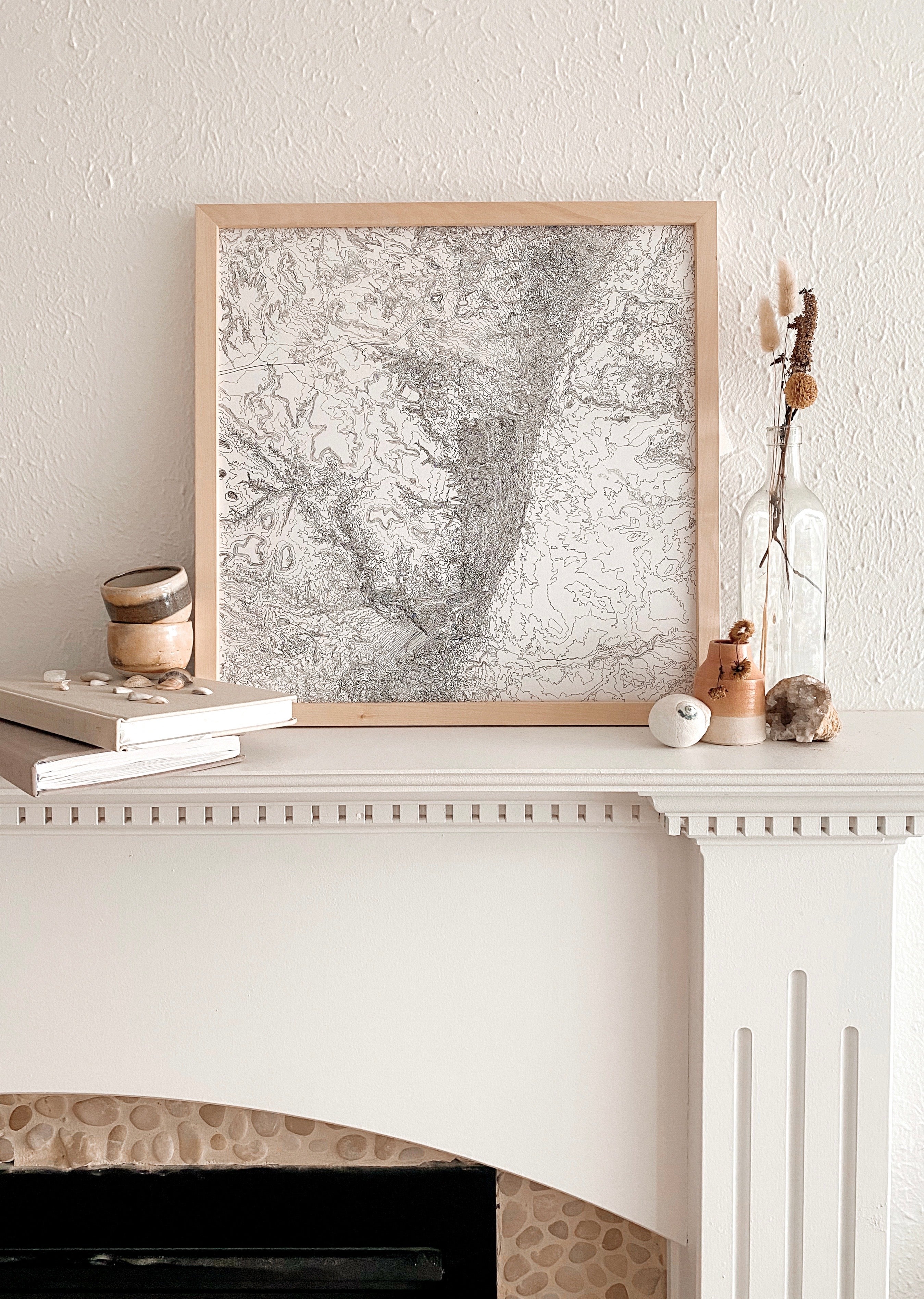 San Rafael Reef UTAH Topographical Map: ORIGINAL DRAWING