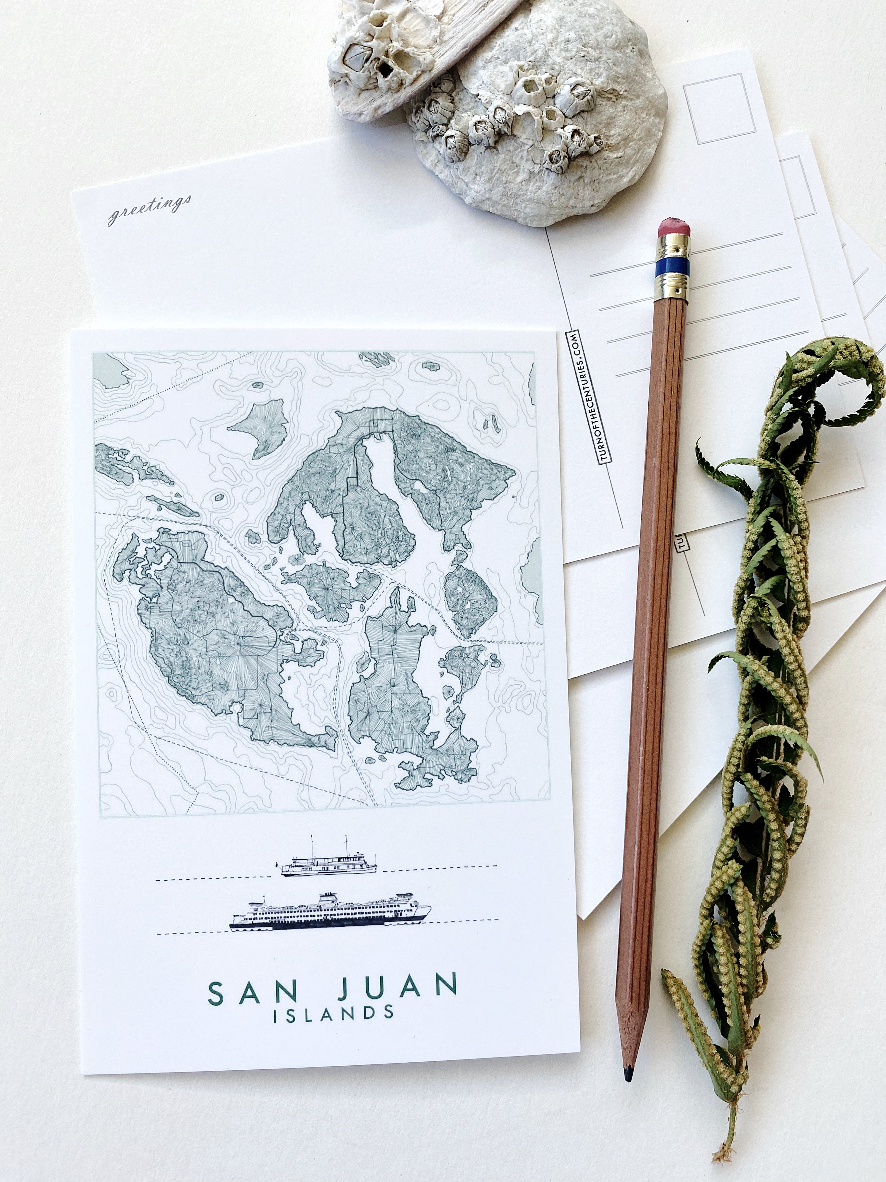 Customize YOUR CITY/PLACE Art Map: Standard POSTCARD: Wholesale Only