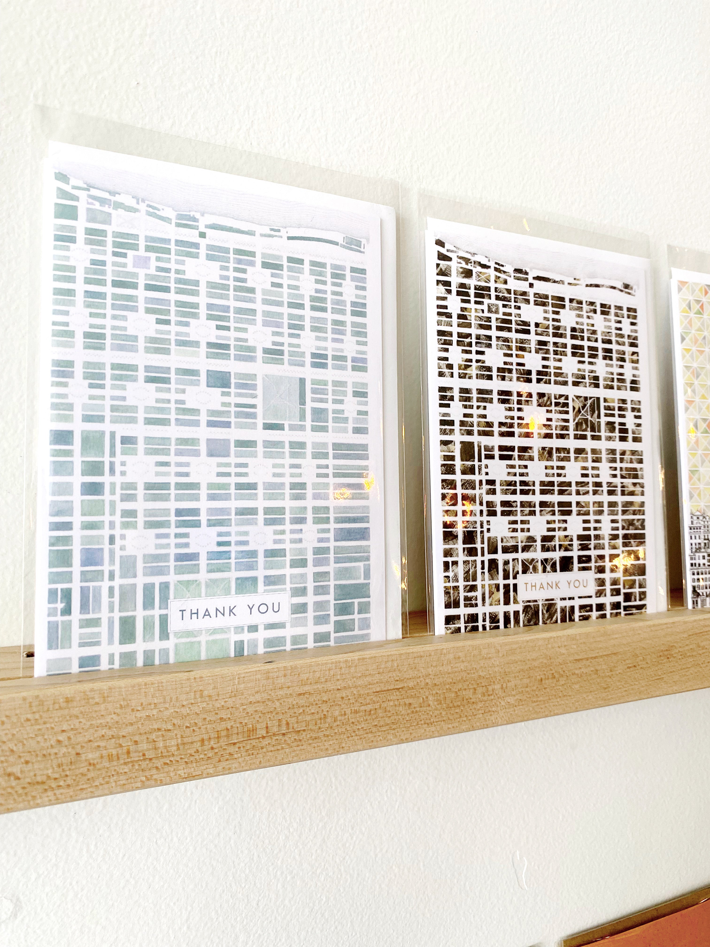 Customize YOUR CITY/PLACE Art Map: GREETING CARD: Wholesale Only