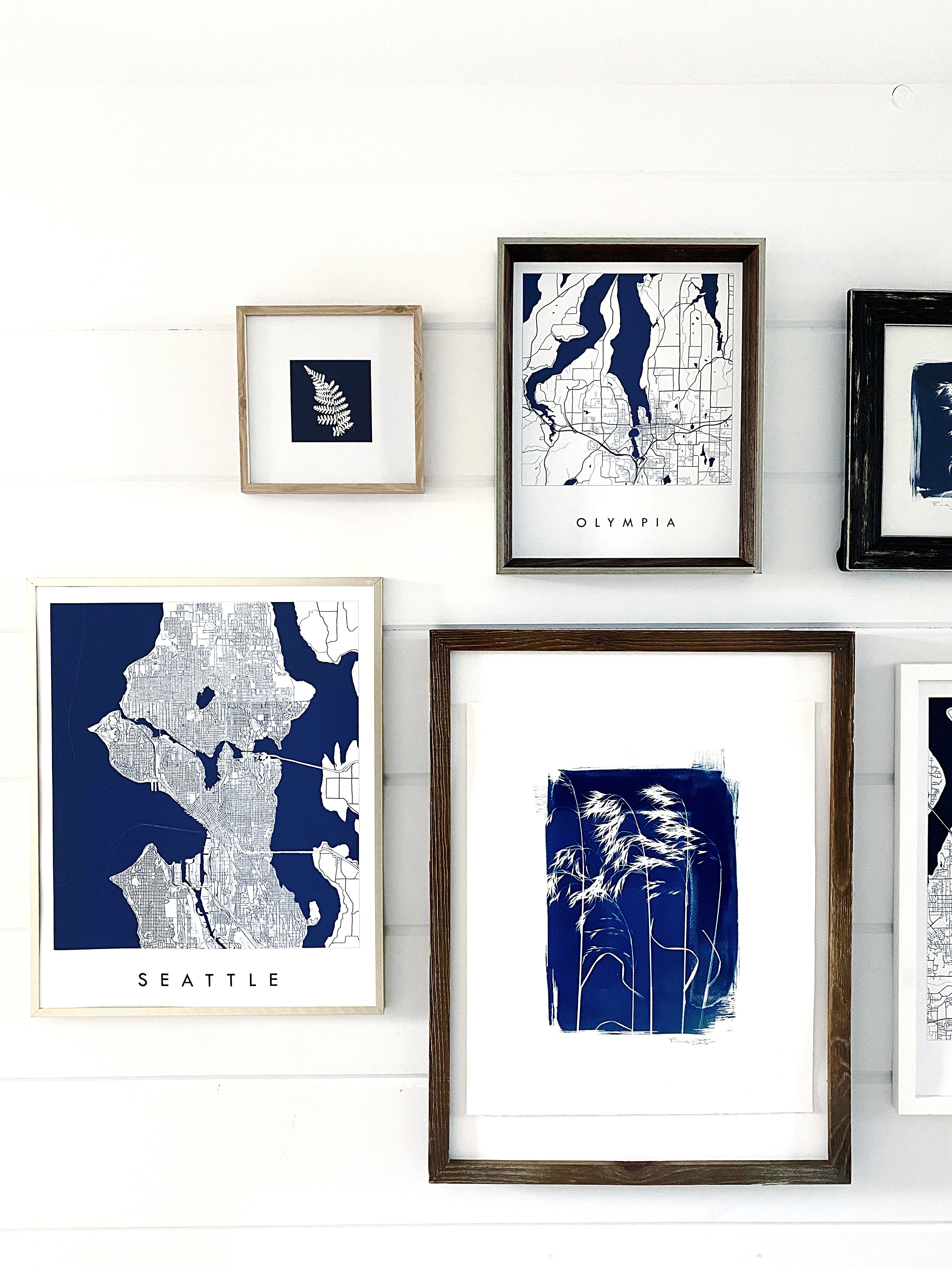 Custom YOUR AREA: "Blueprint" Map: PRINT: Wholesale Only