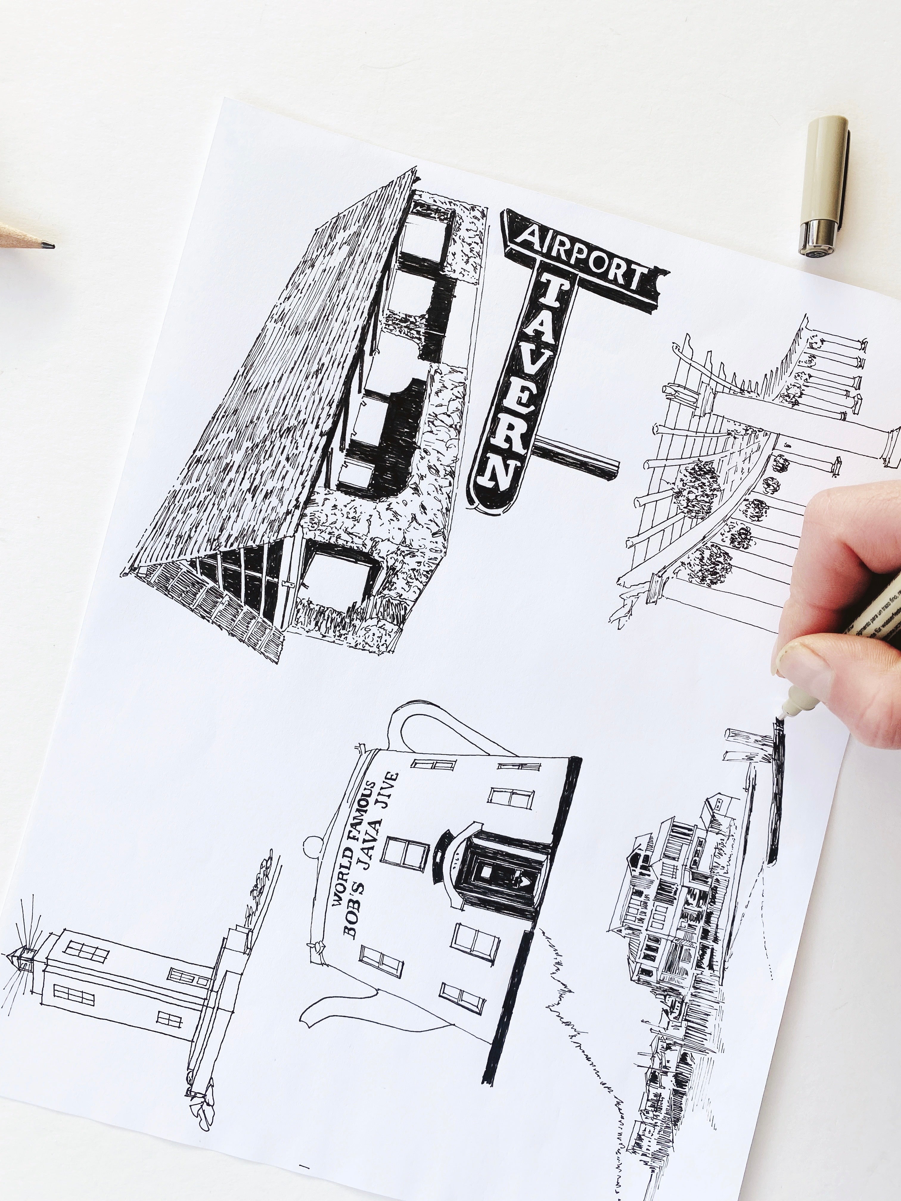 TACOMA Washington "Charms" Map: PRINT