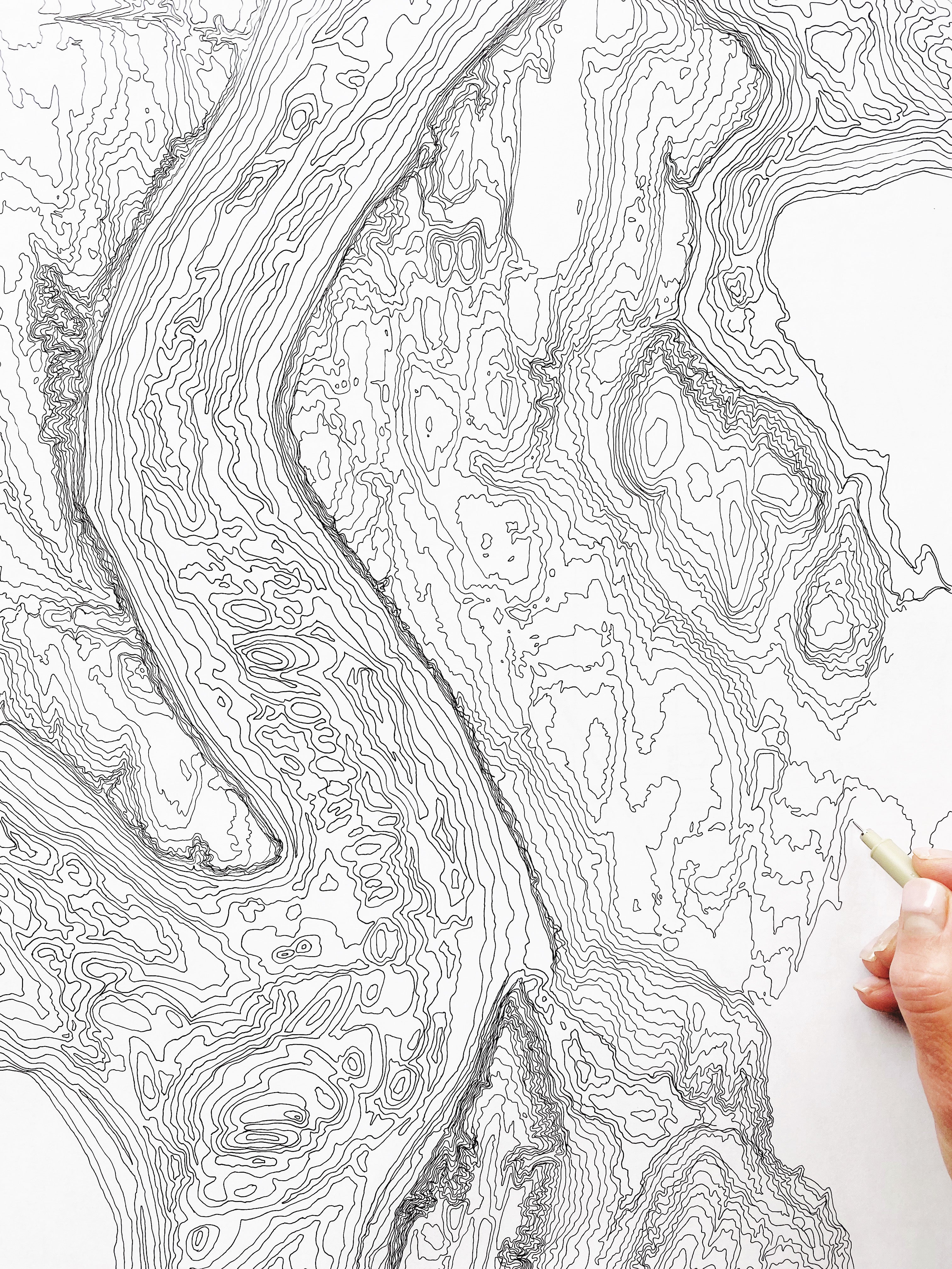 Custom YOUR AREA: "Sound Shores" Map: PRINT: Wholesale Only