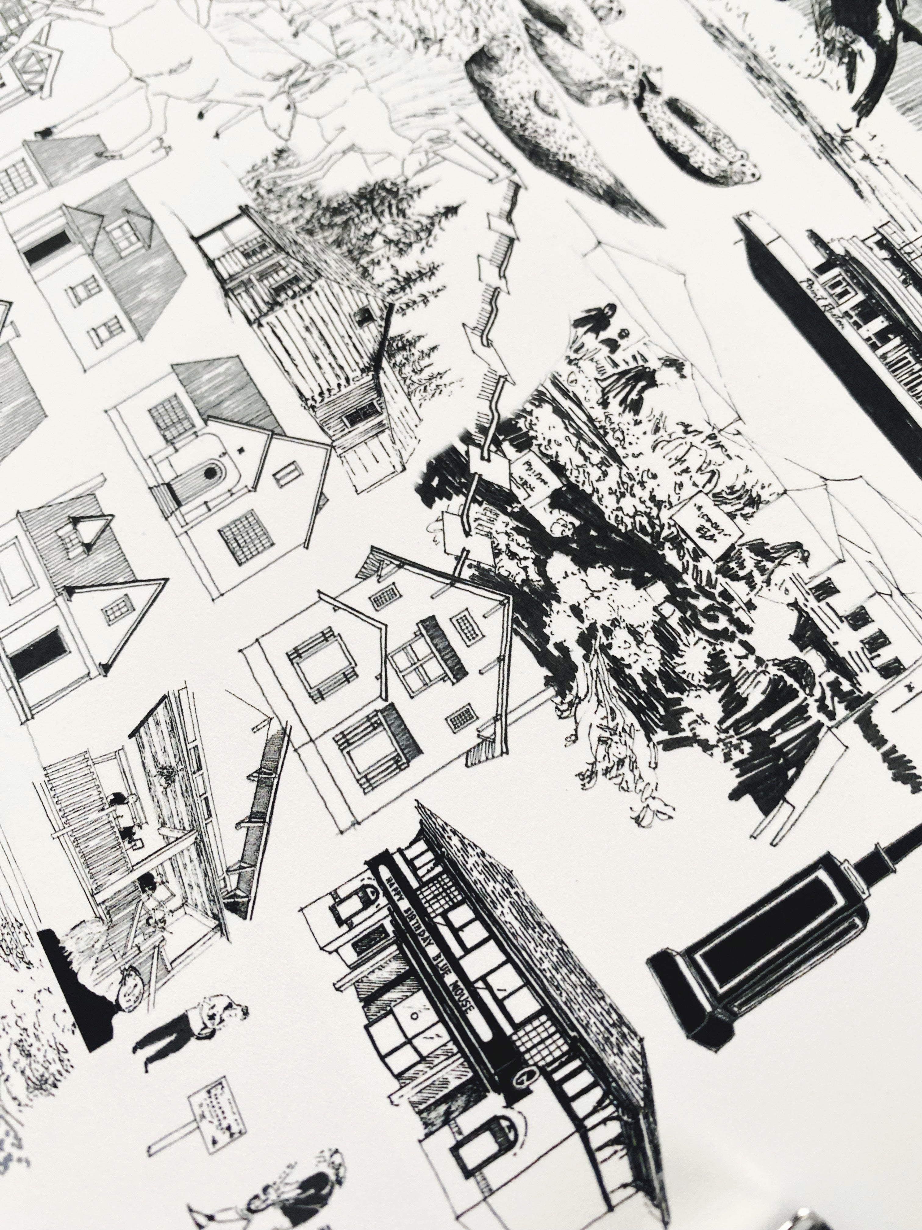 TACOMA Washington "Just Charms": PRINT