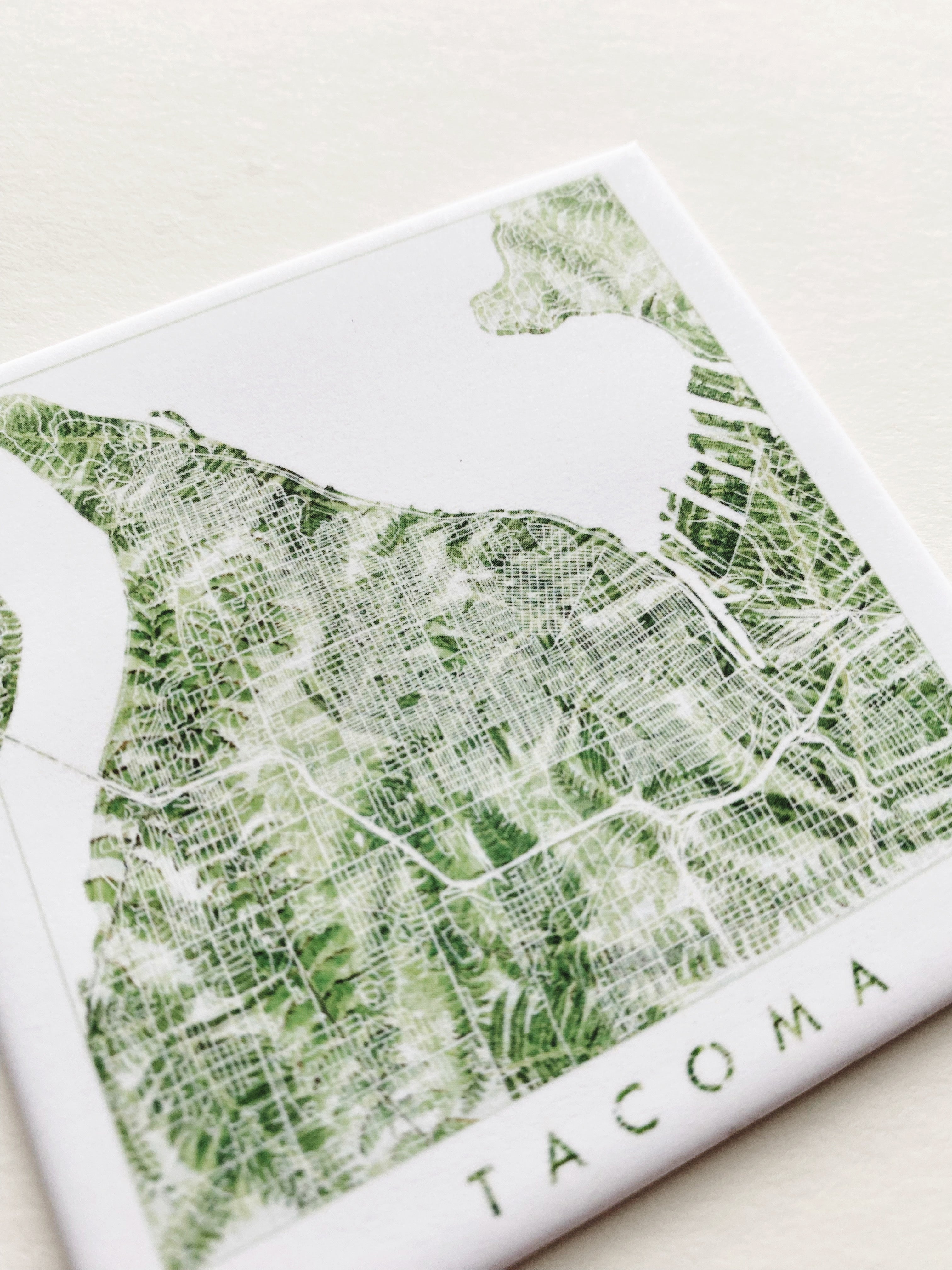 Customize YOUR CITY/PLACE Art Map: MAGNET: Wholesale Only