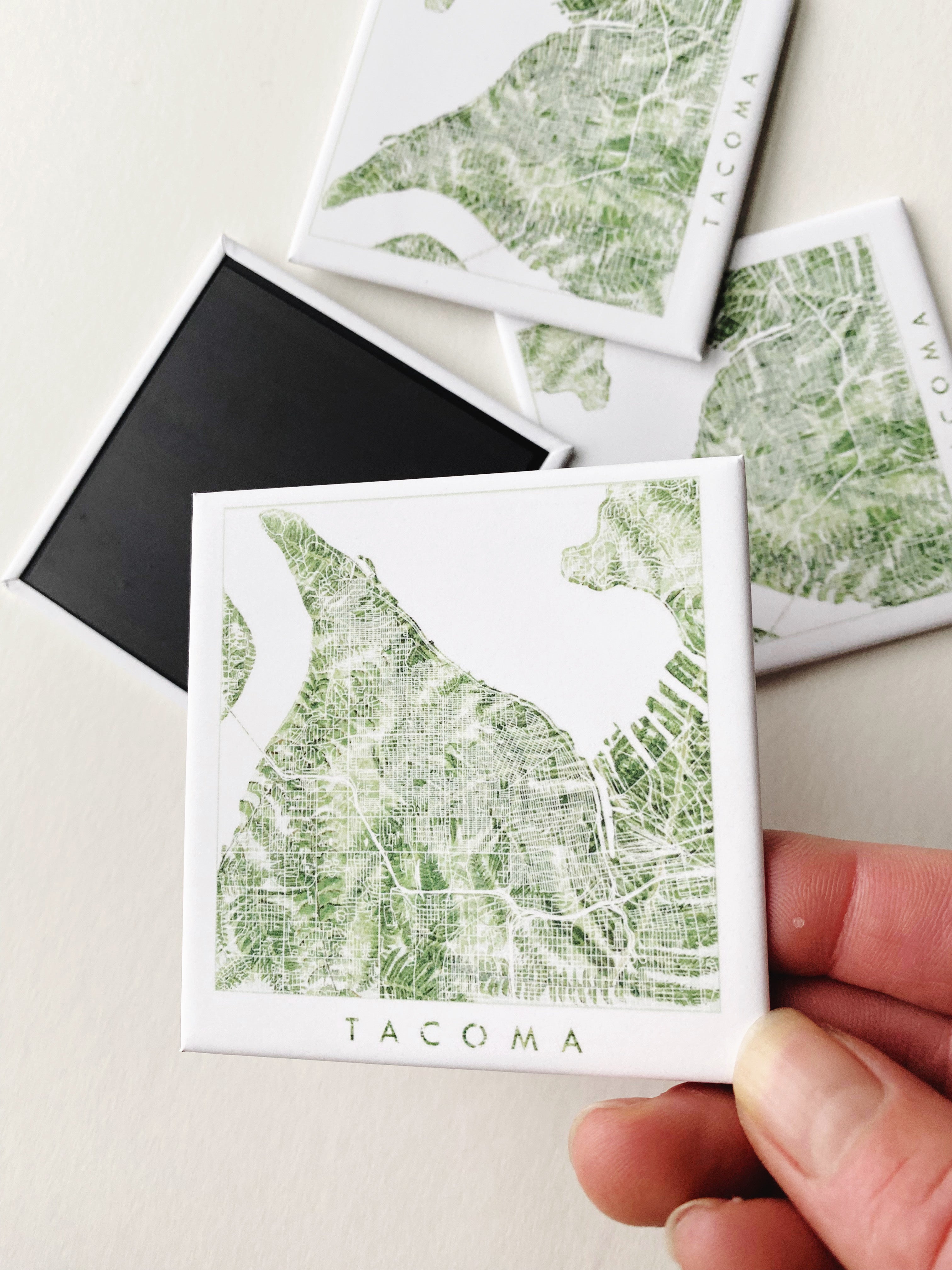 Customize YOUR CITY/PLACE Art Map: MAGNET: Wholesale Only