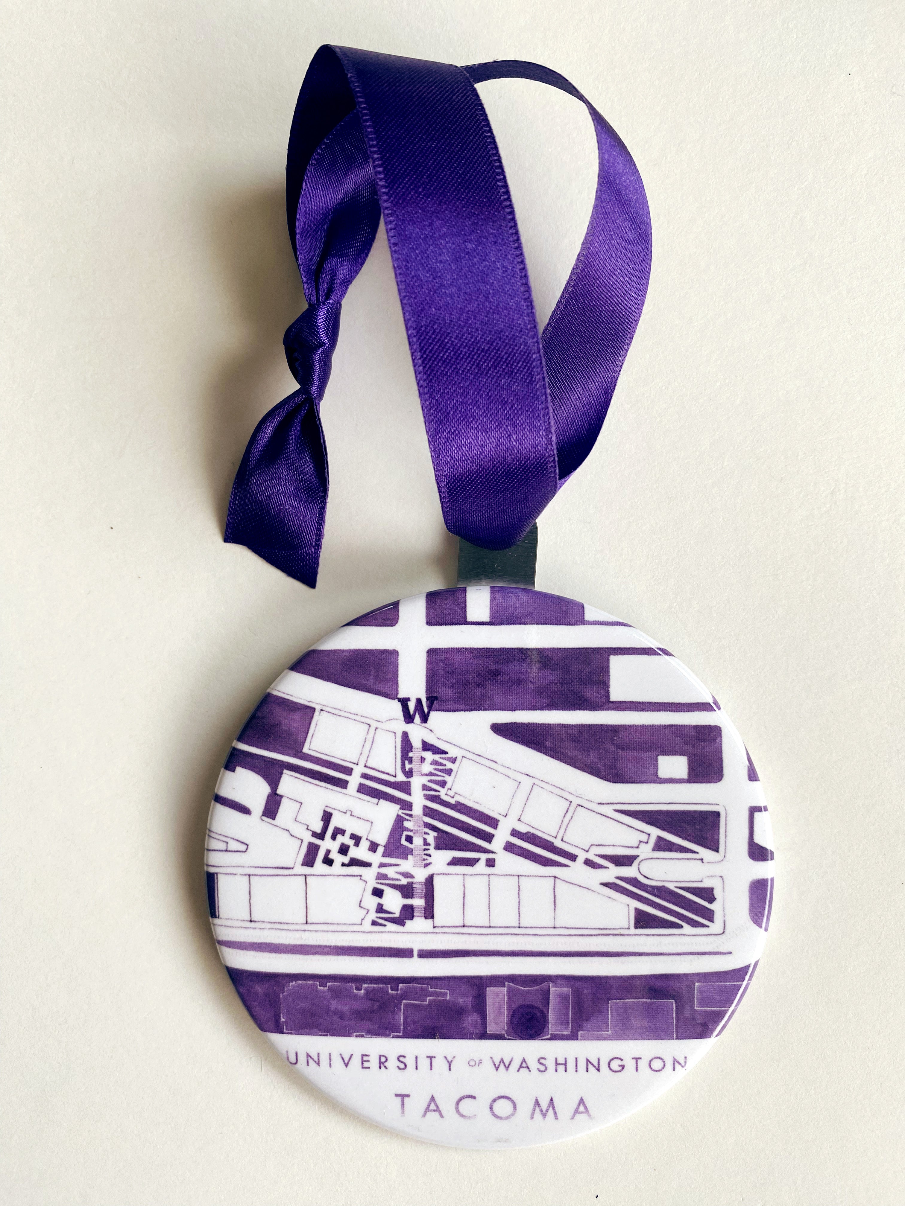 UNIVERSITY of WASHINGTON - TACOMA Campus Map: ORNAMENT