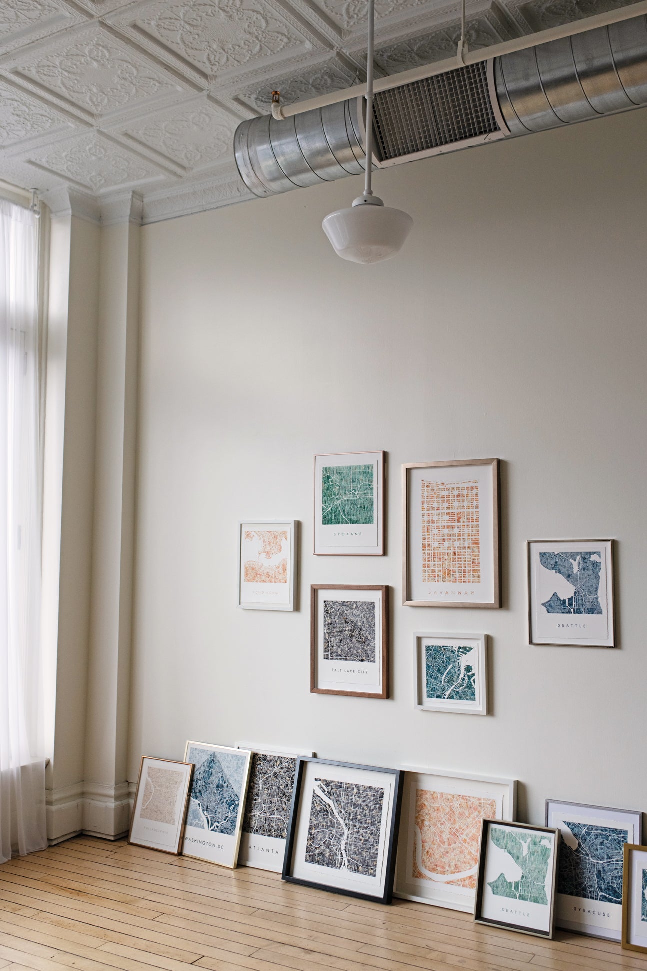 ANN ARBOR Michigan Urban Fabrics City Map: PRINT