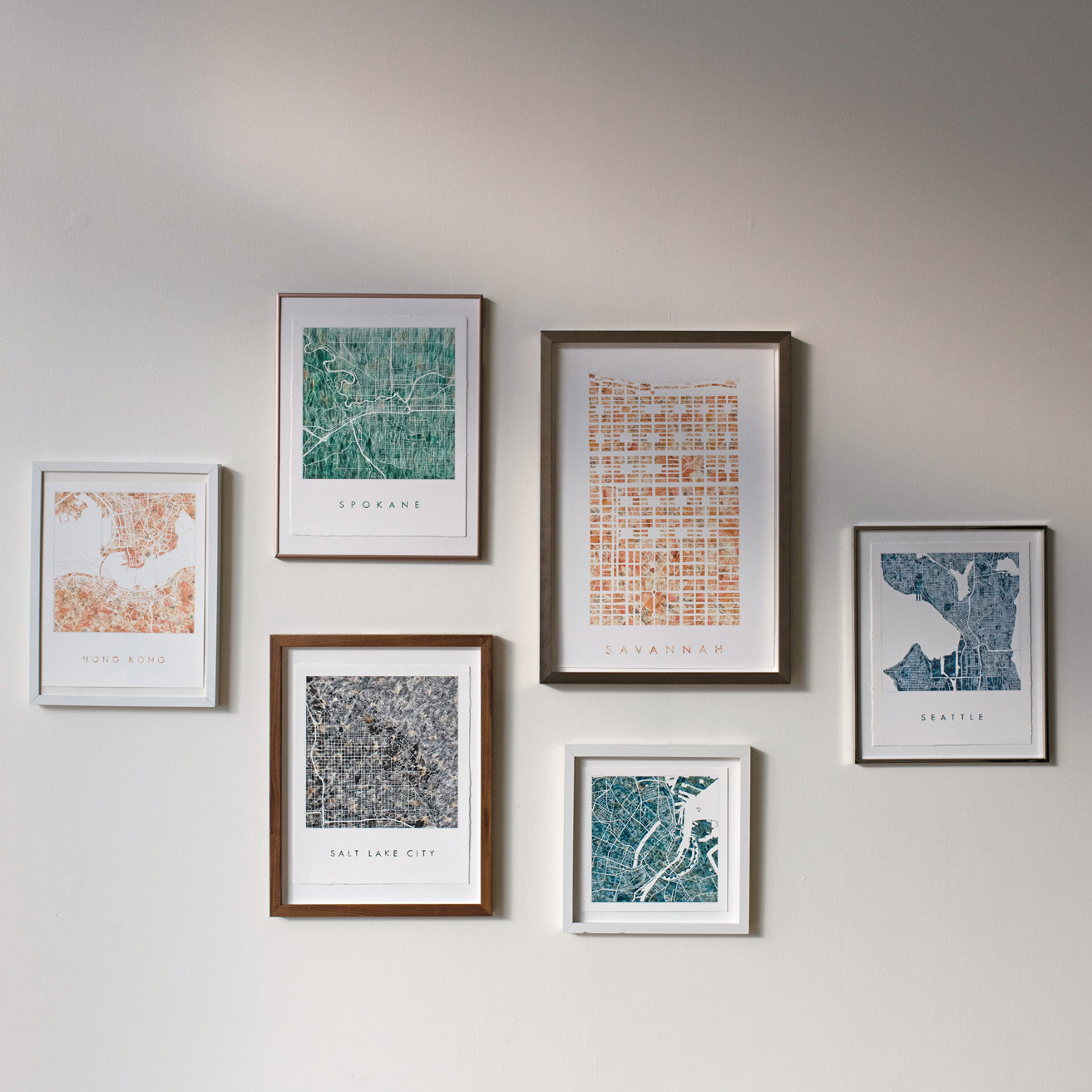 LAKEWOOD Washington Urban Fabrics City Map: PRINT