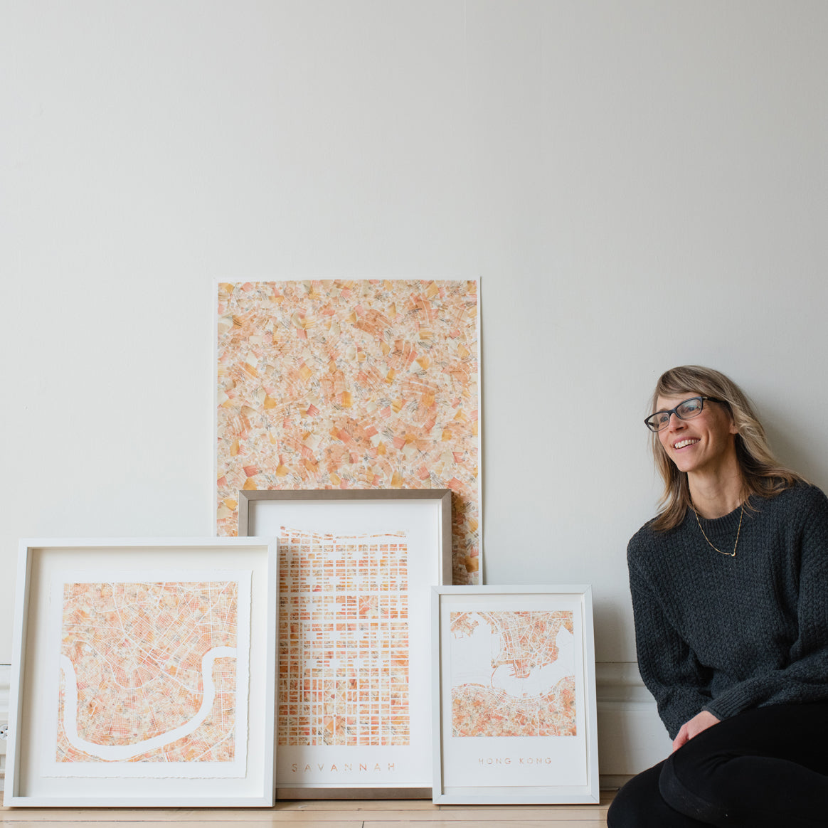 LITTLE ROCK Arkansas Urban Fabrics City Map: PRINT