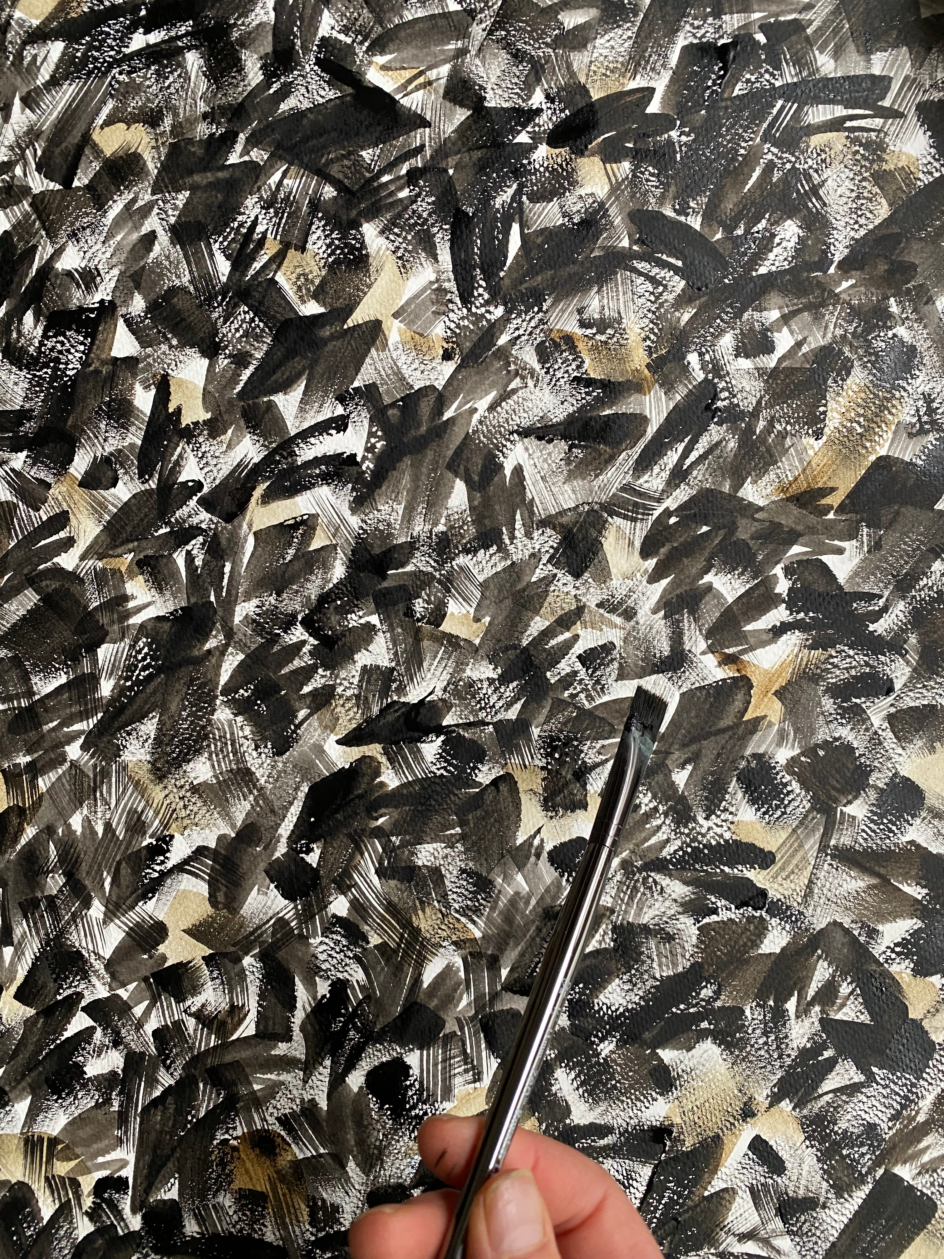 Custom YOUR CITY: Painted "Urban Fabrics" Map: PRINT: Wholesale Only