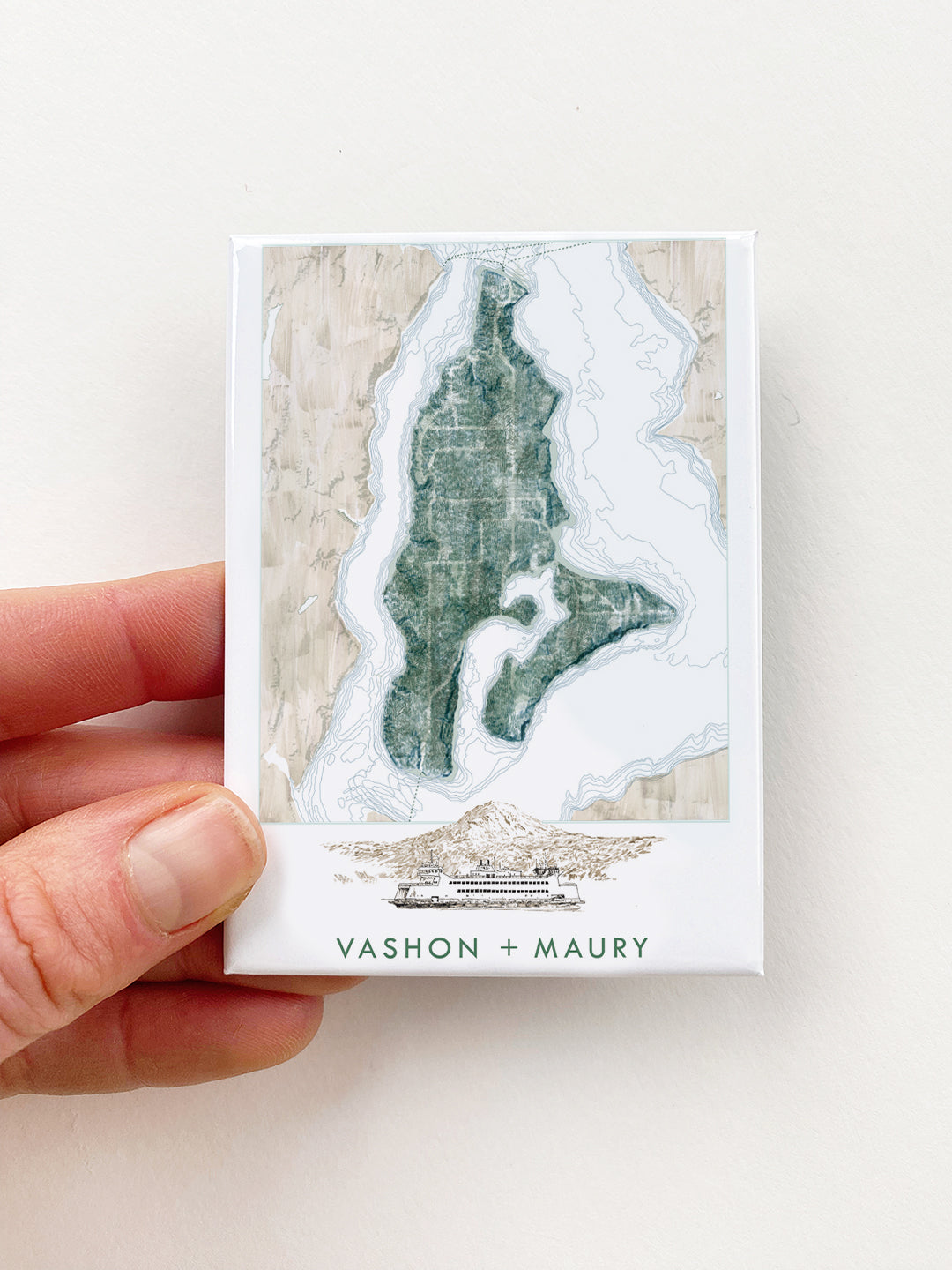 Customize YOUR CITY/PLACE Art Map: MAGNET: Wholesale Only