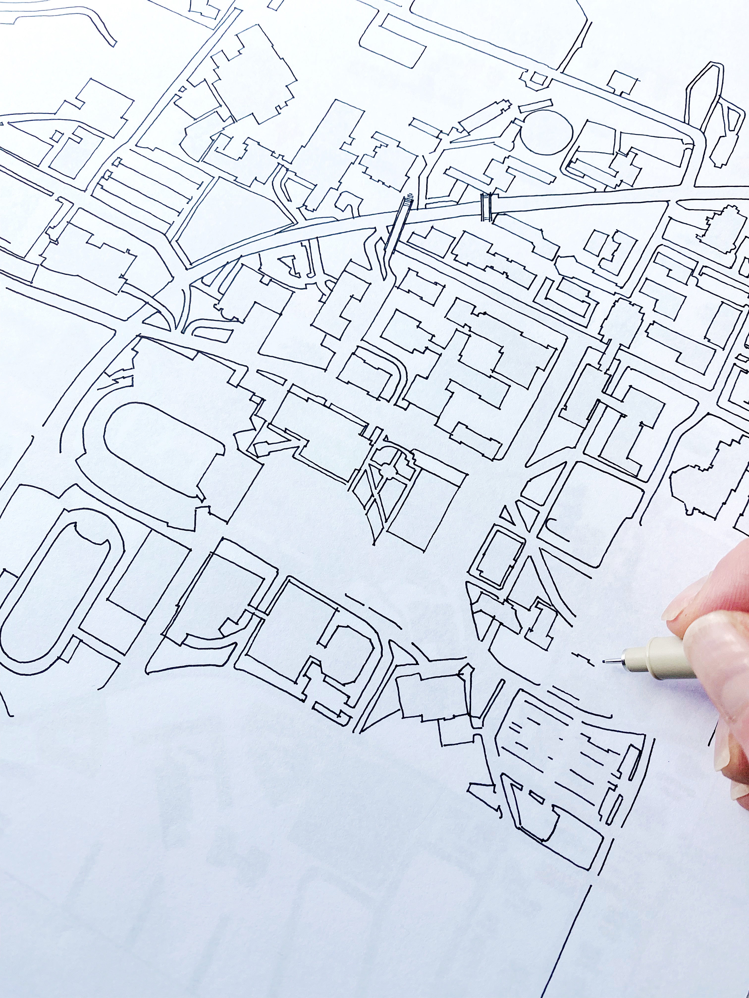 Washington State University Pullman Campus Map - Standard Postcard