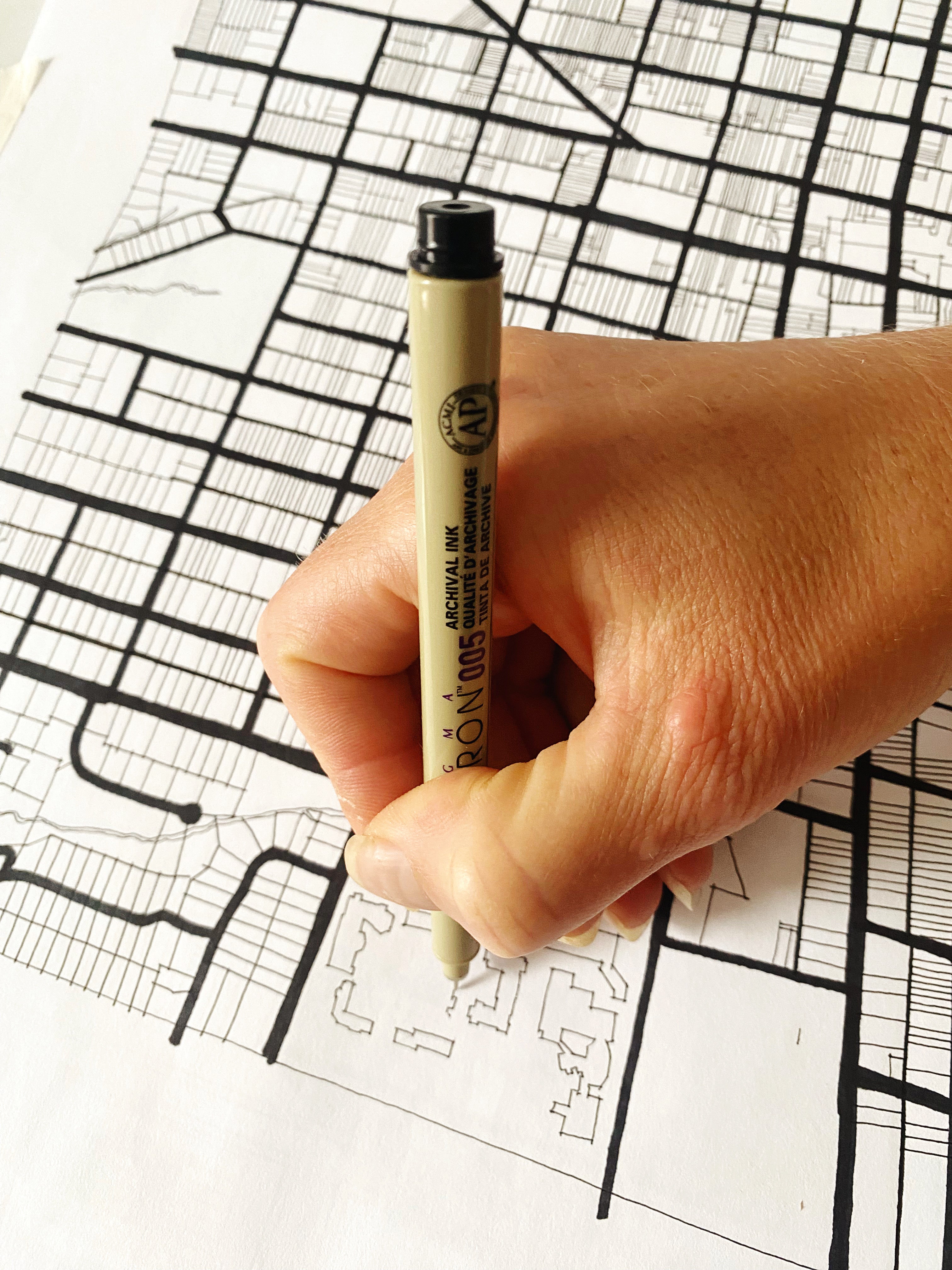 WEST CHESTER Pennsylvania Map Postcard