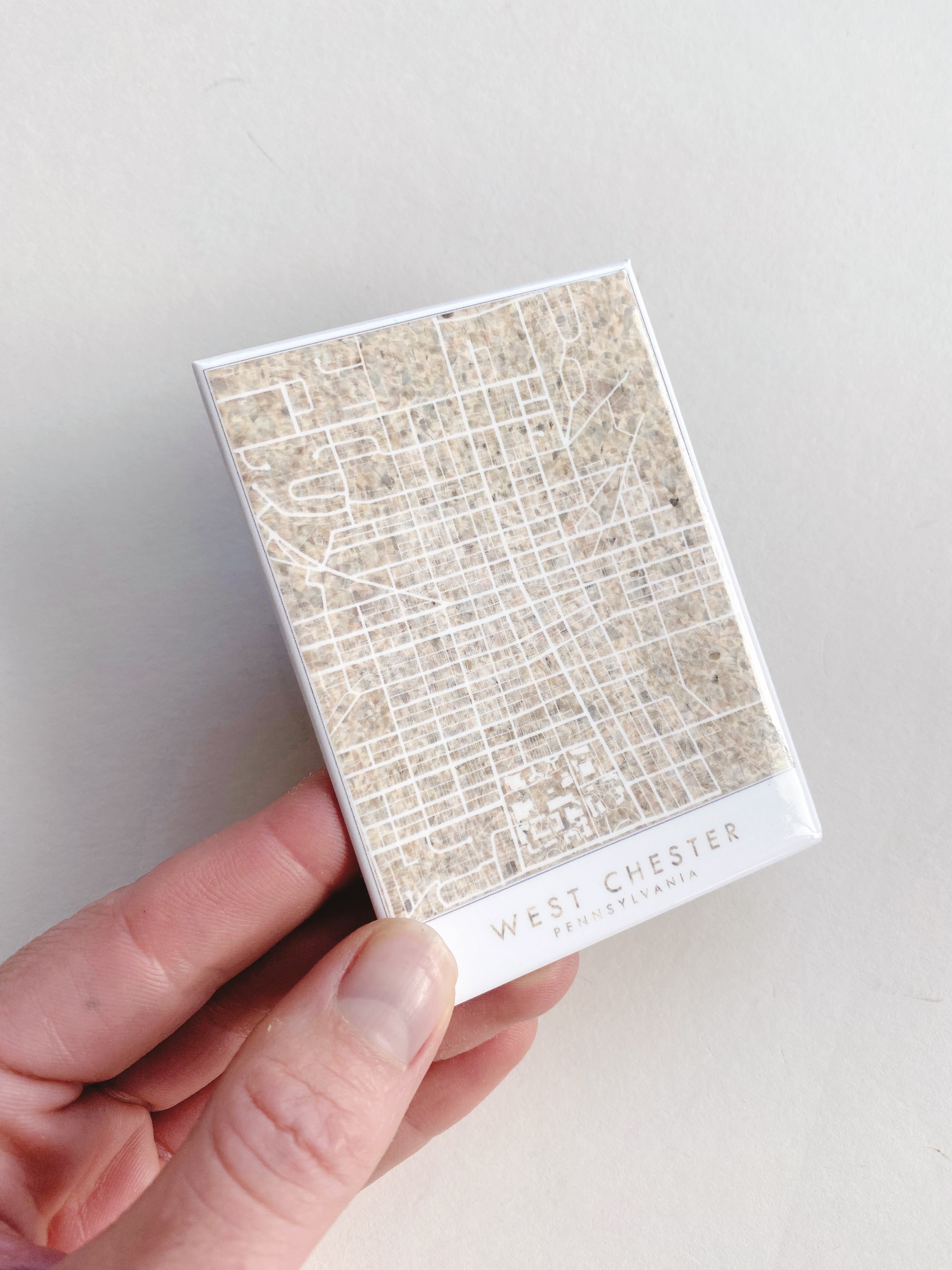 Customize YOUR CITY/PLACE Art Map: MAGNET: Wholesale Only