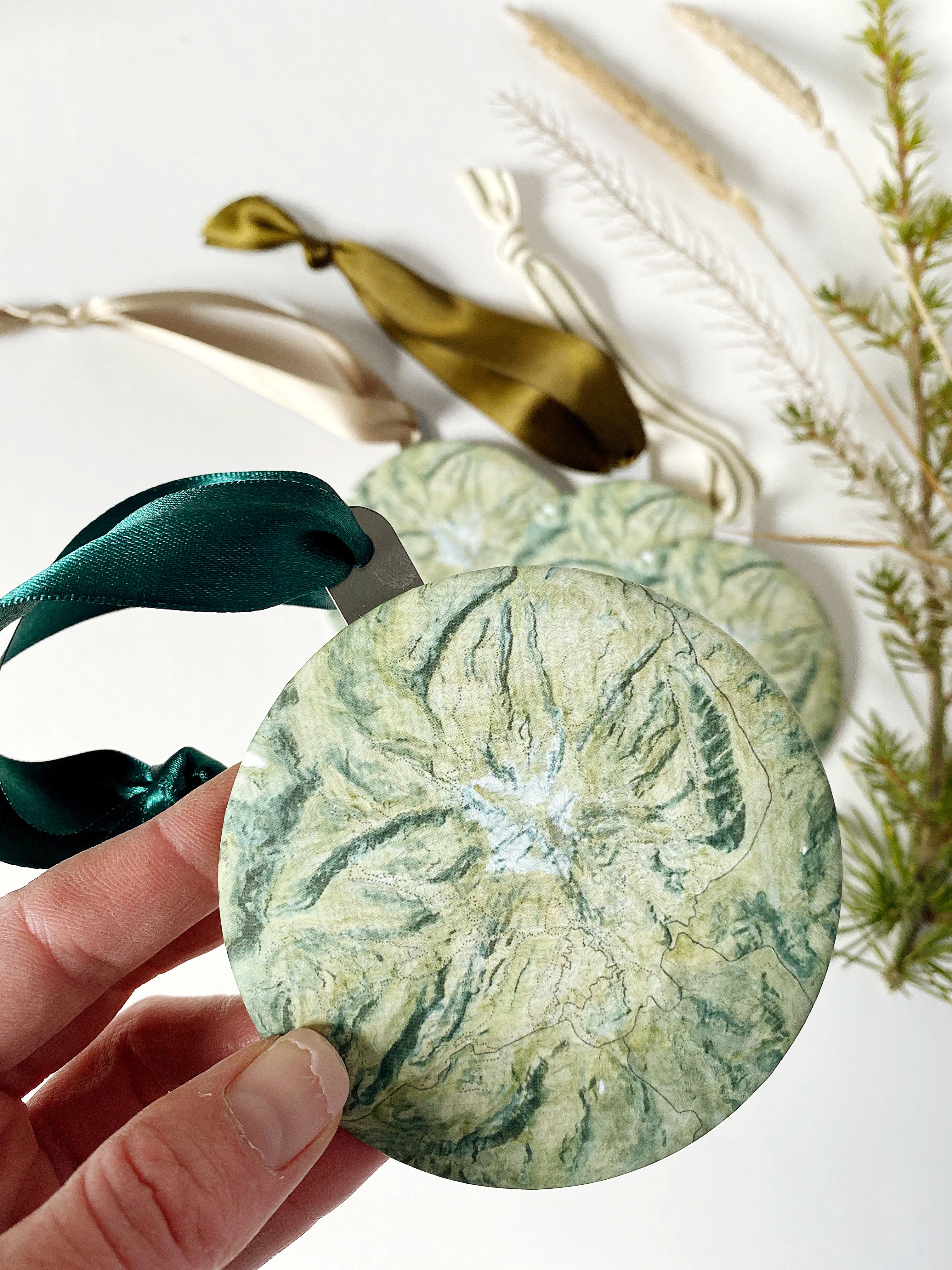 Customize YOUR CITY/PLACE Art Map: ORNAMENT: Wholesale Only