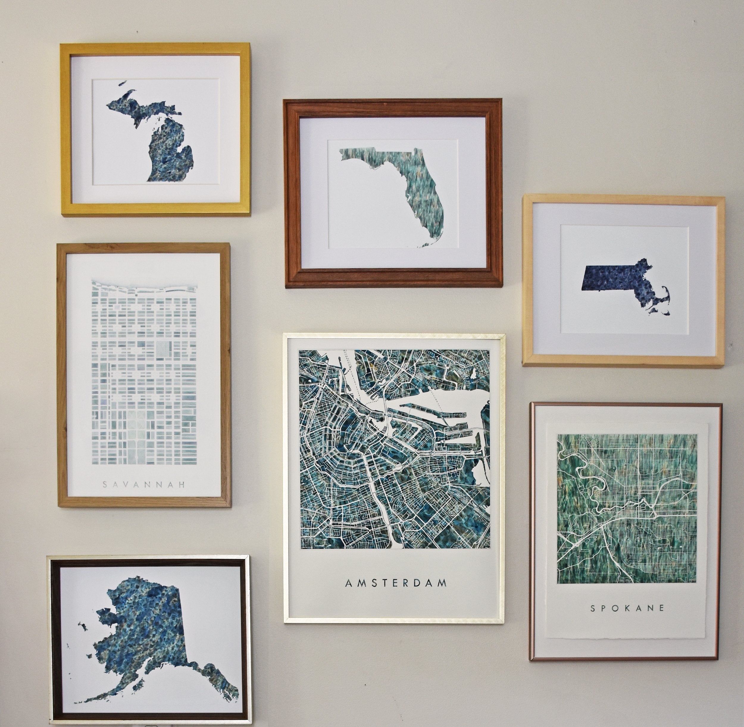 FLORIDA State Map: PRINT