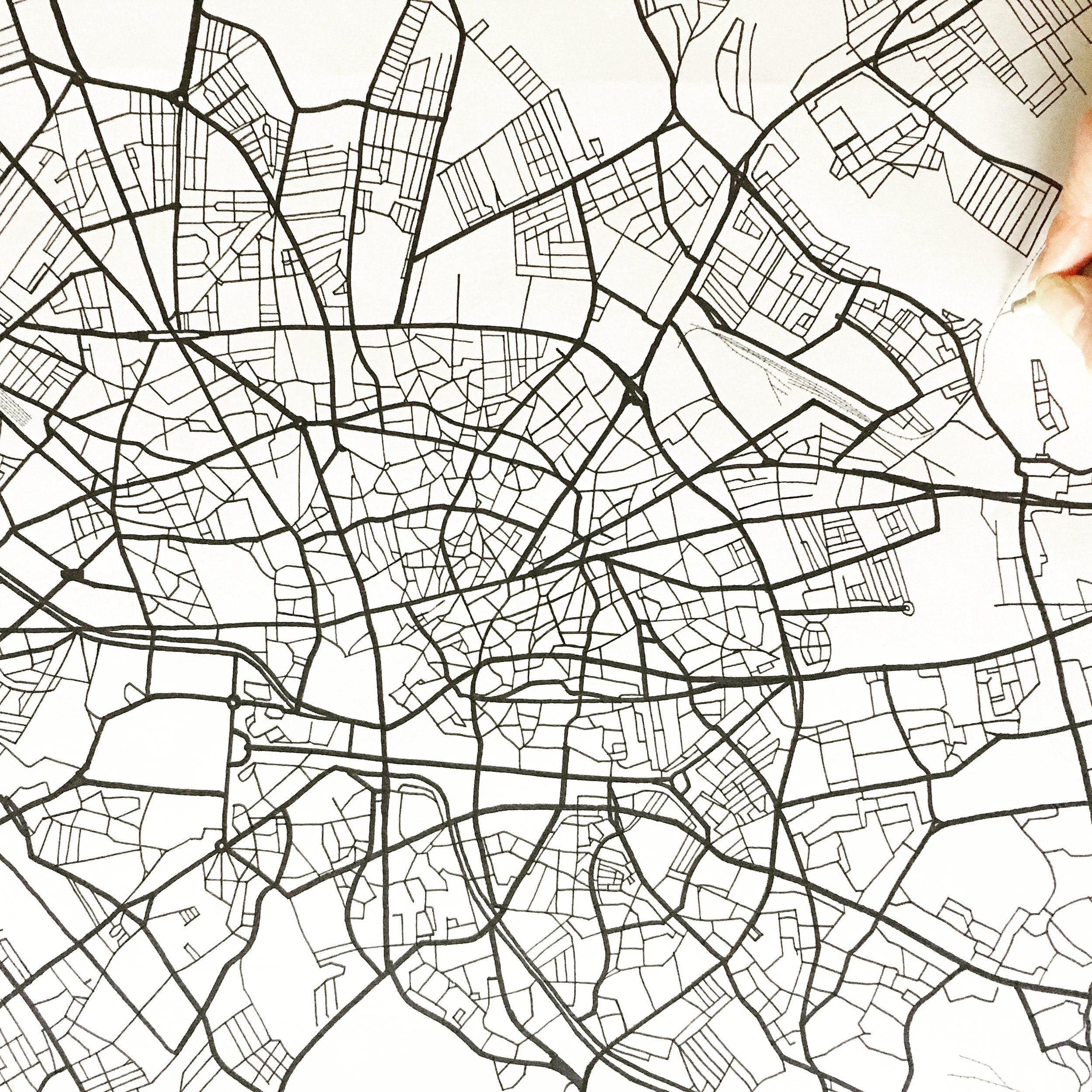 BUCHAREST Urban Fabrics City Map: PRINT