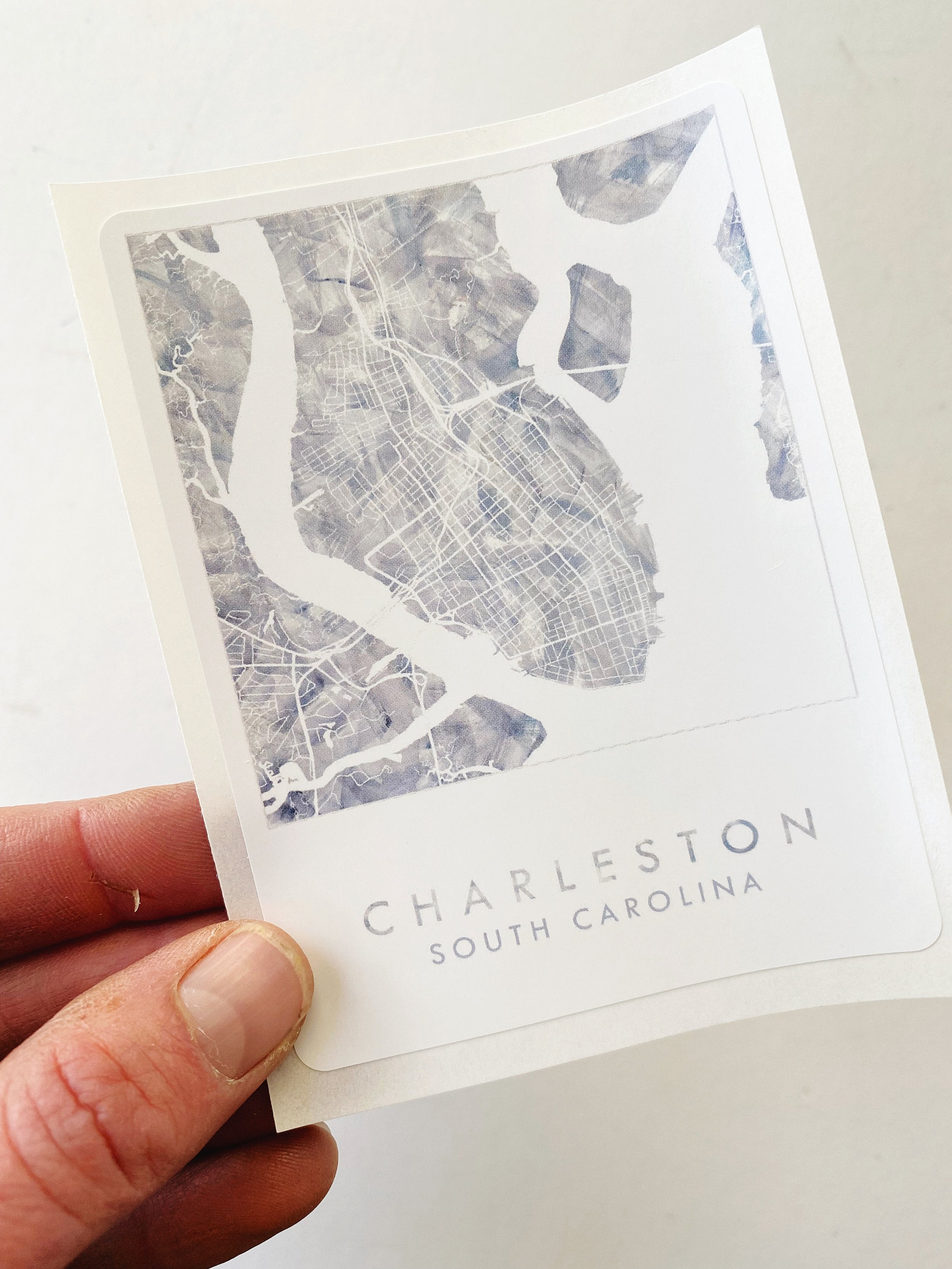 CHARLESTON SC Map Sticker