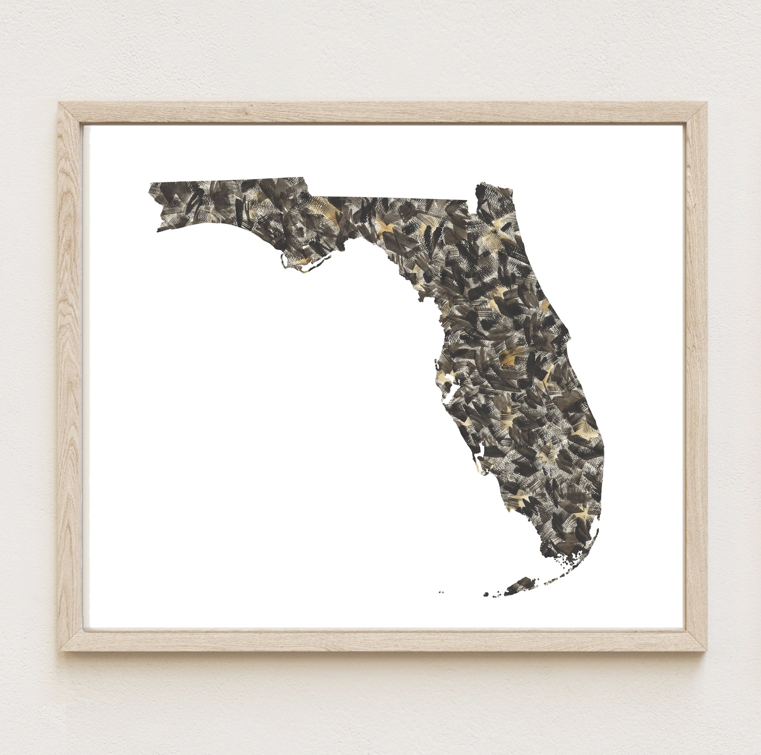 FLORIDA State Map: PRINT