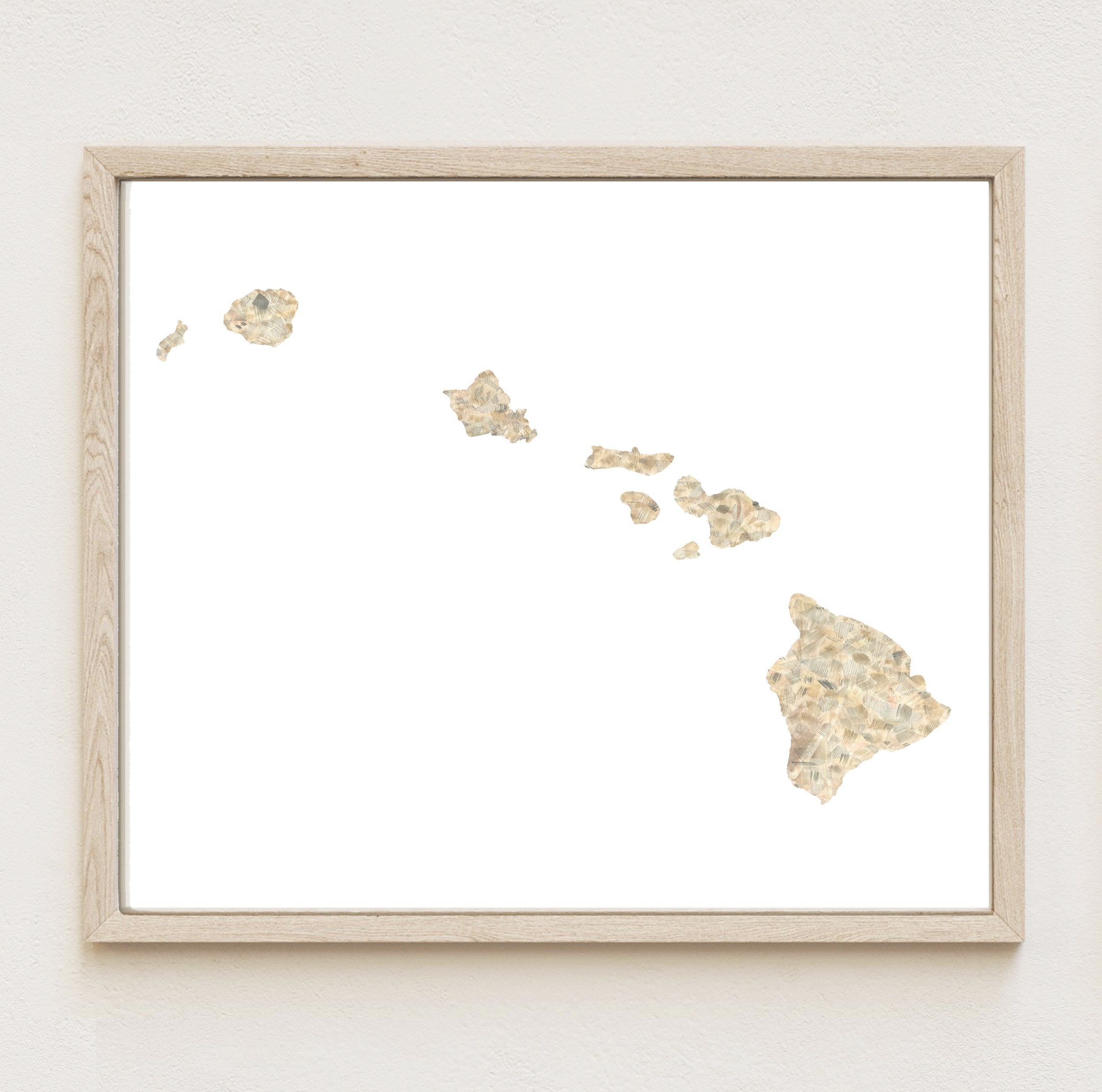 HAWAII State Map: PRINT