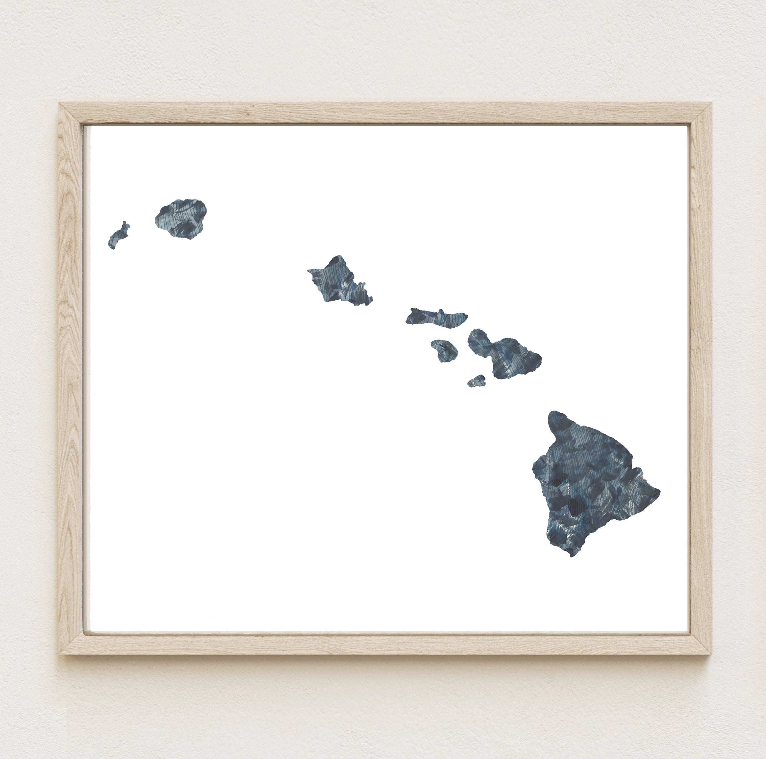 HAWAII State Map: PRINT