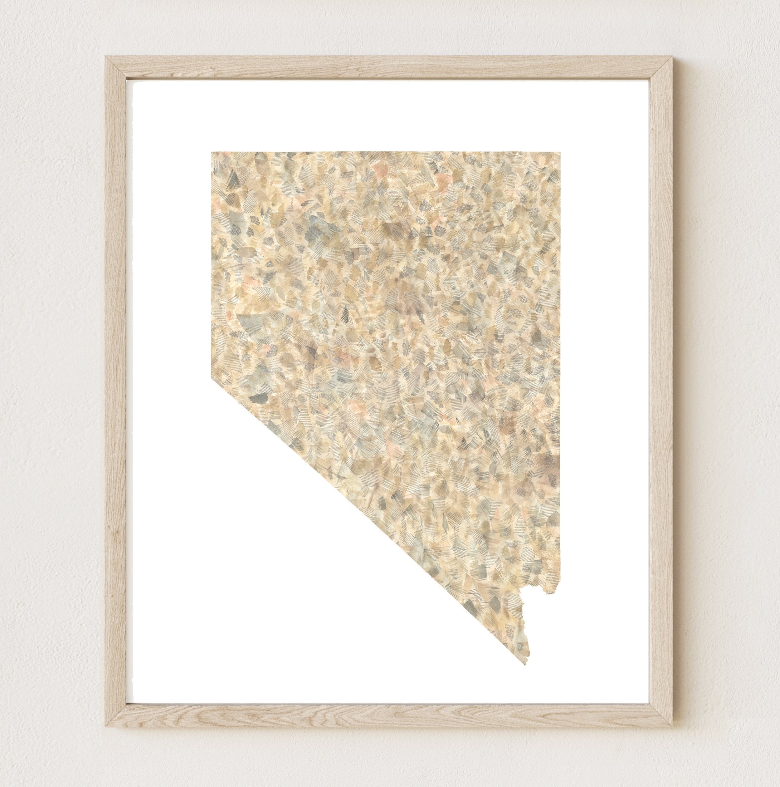 NEVADA State Map: PRINT
