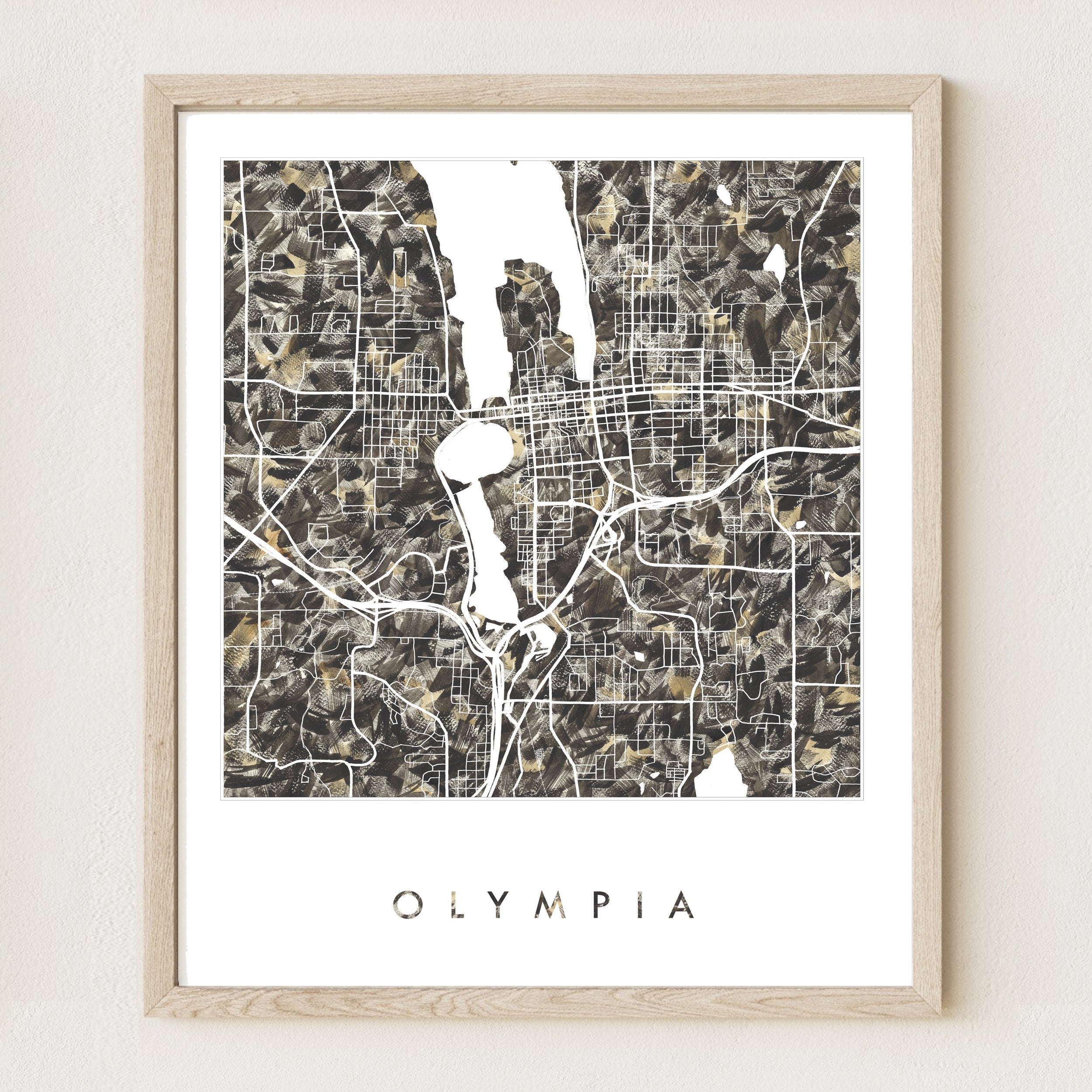 OLYMPIA Urban Fabrics City Map: PRINT