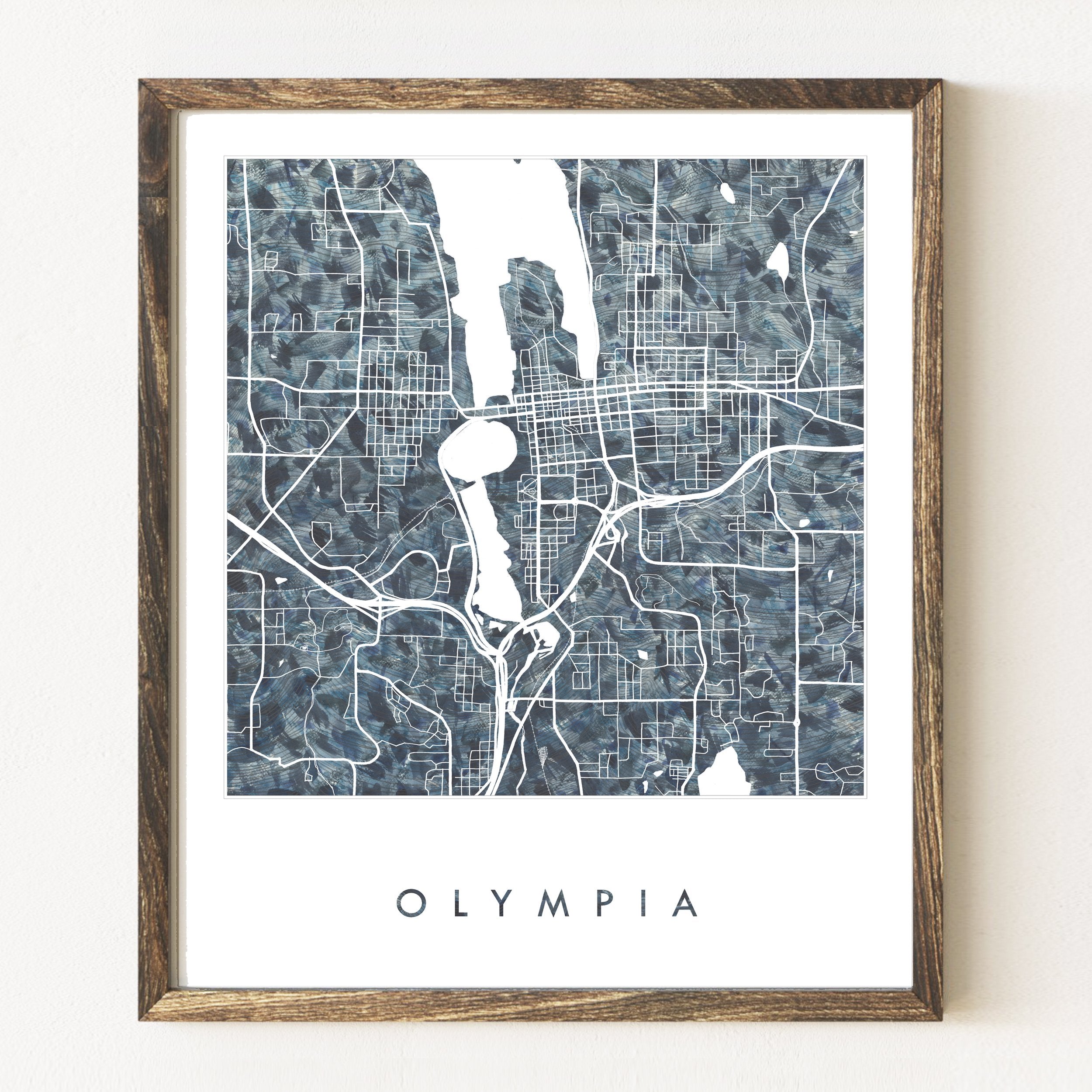 OLYMPIA Urban Fabrics City Map: PRINT