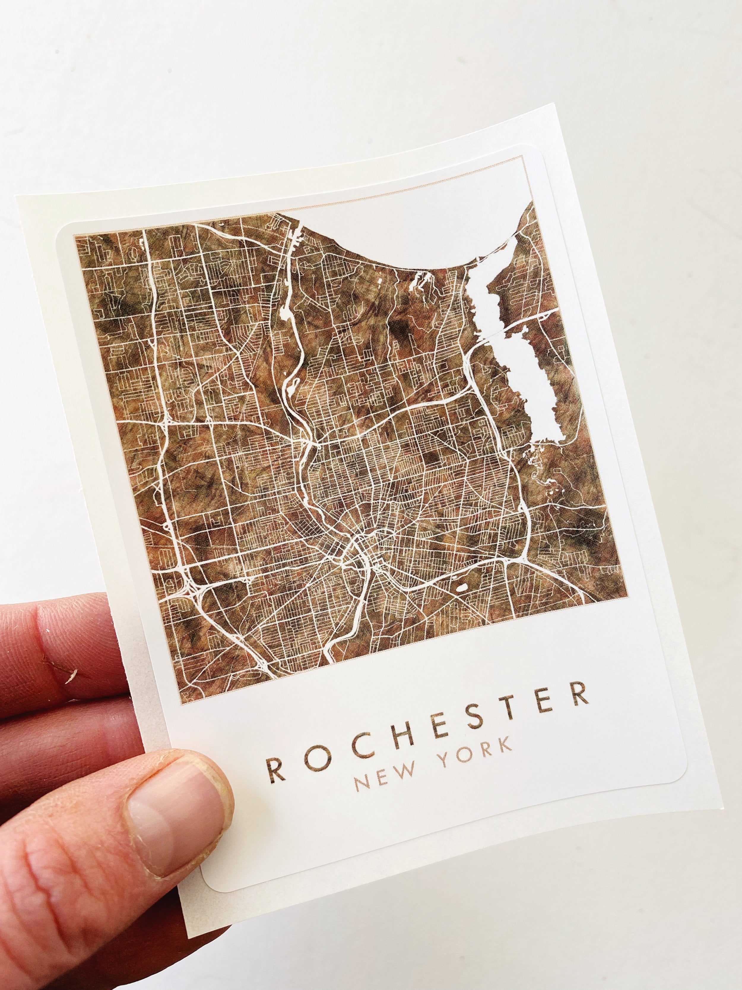 ROCHESTER New York Map Sticker