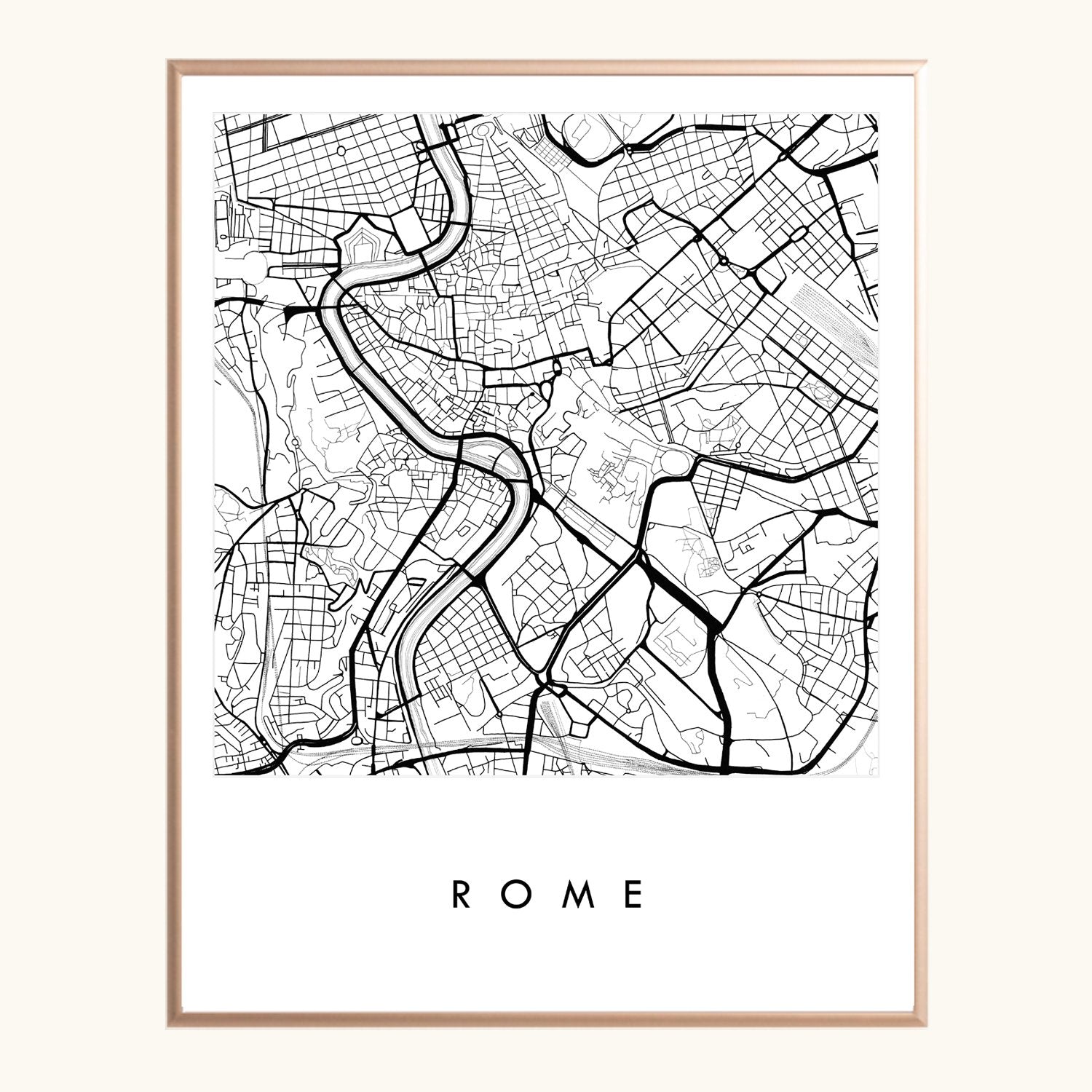 ROMA City Lines Map: PRINT
