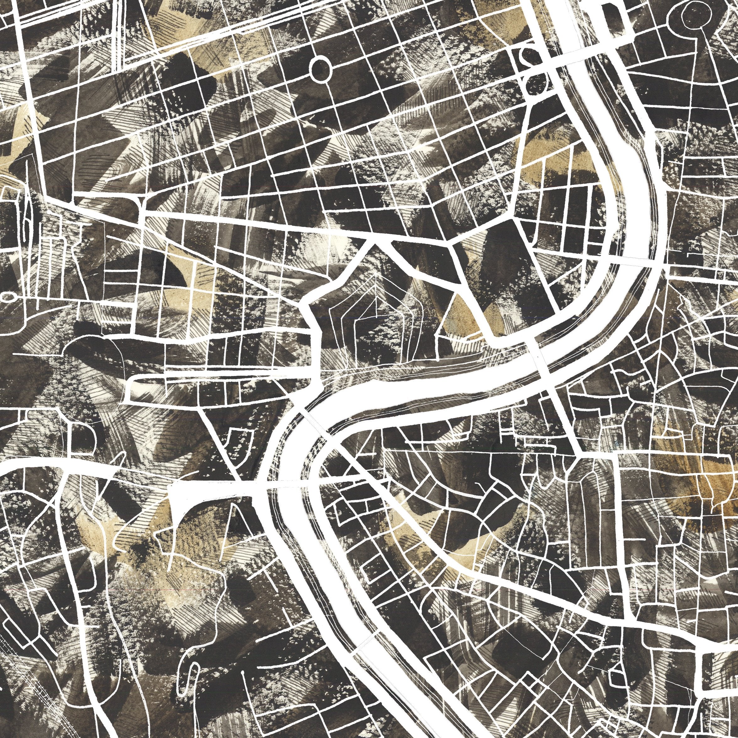 ROMA Urban Fabrics City Map: PRINT