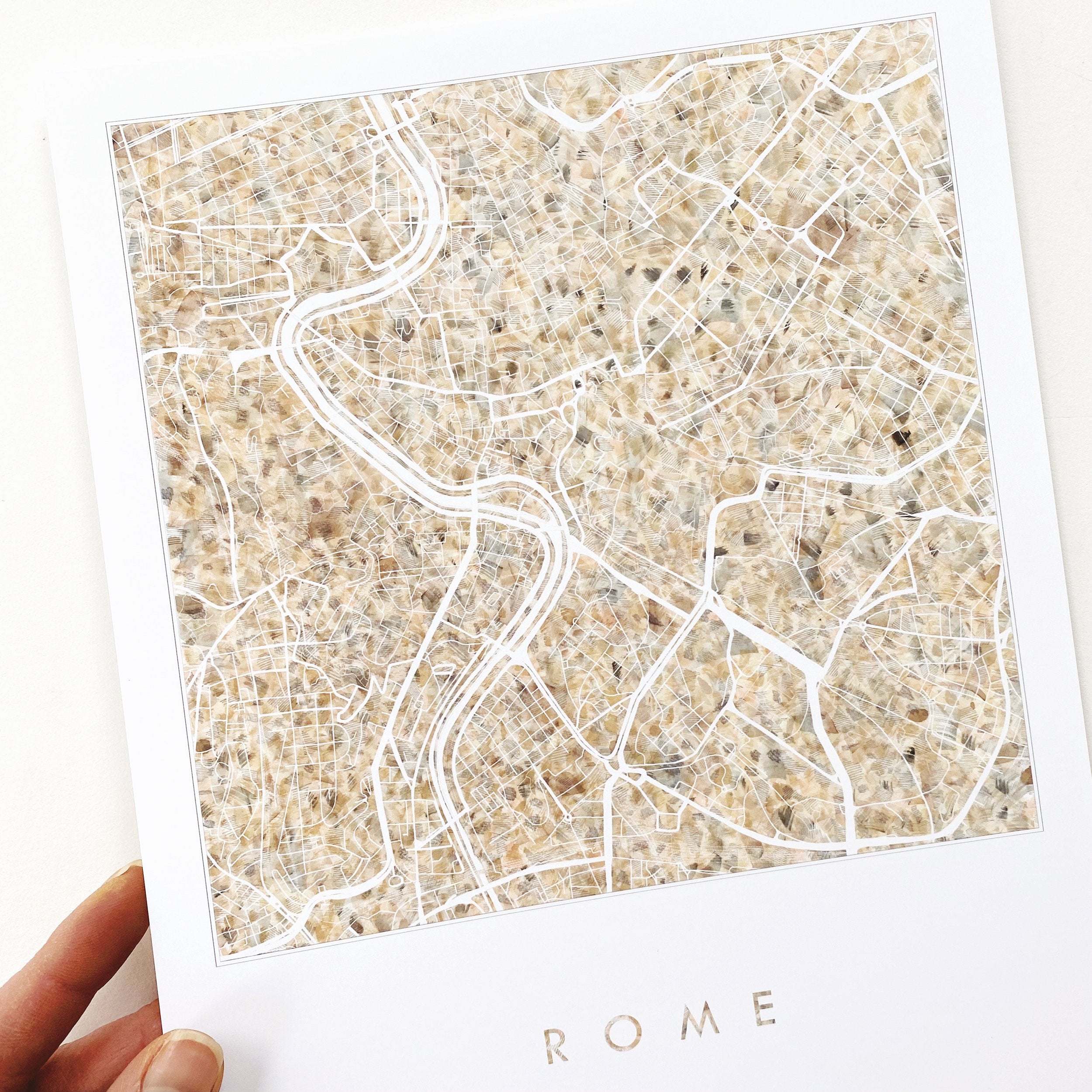 ROMA Urban Fabrics City Map: PRINT