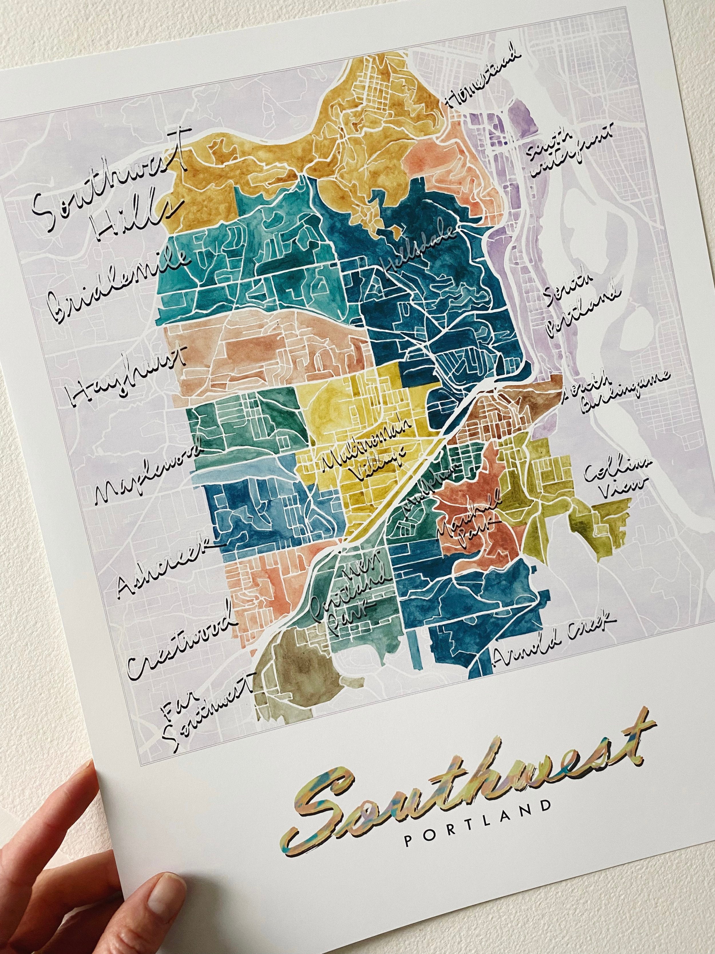 Potland Map Portland Neighborhood Map Portland Neighborhood Guide