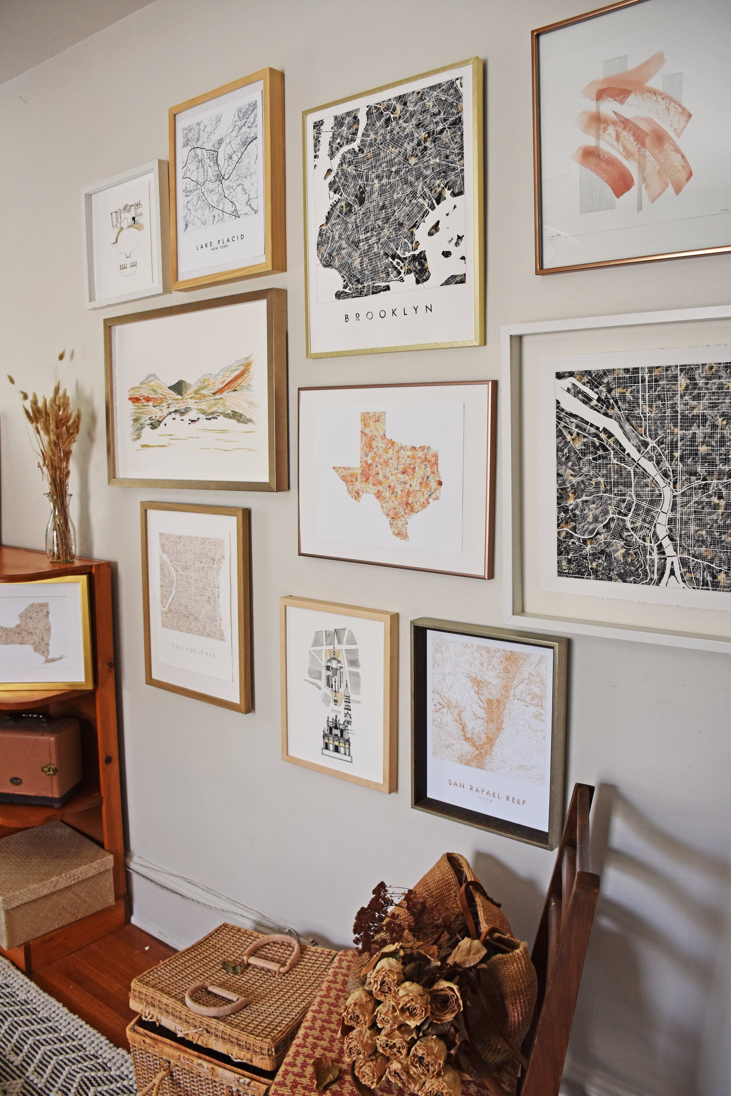 TEXAS State Map: PRINT