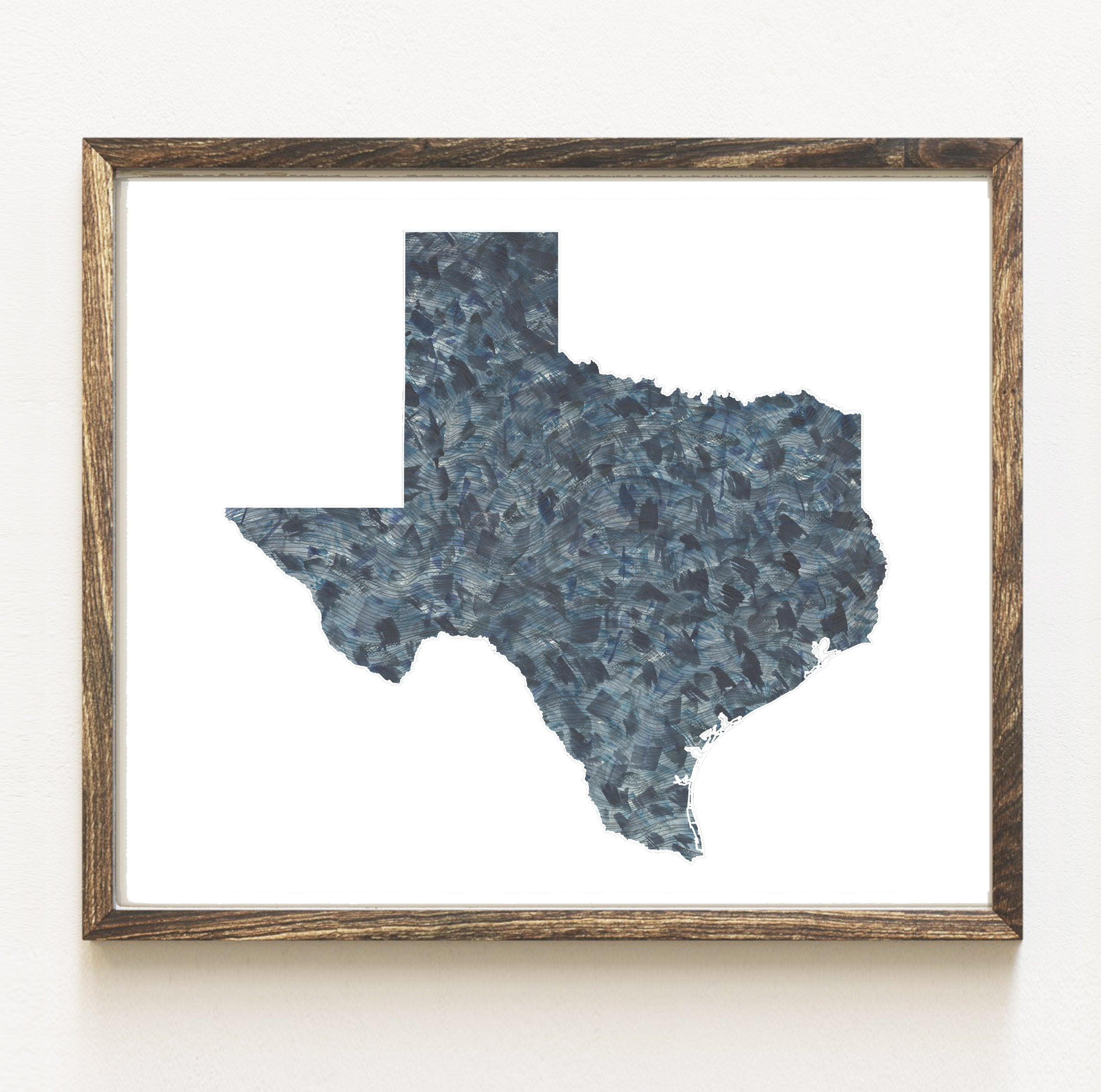 TEXAS State Map: PRINT