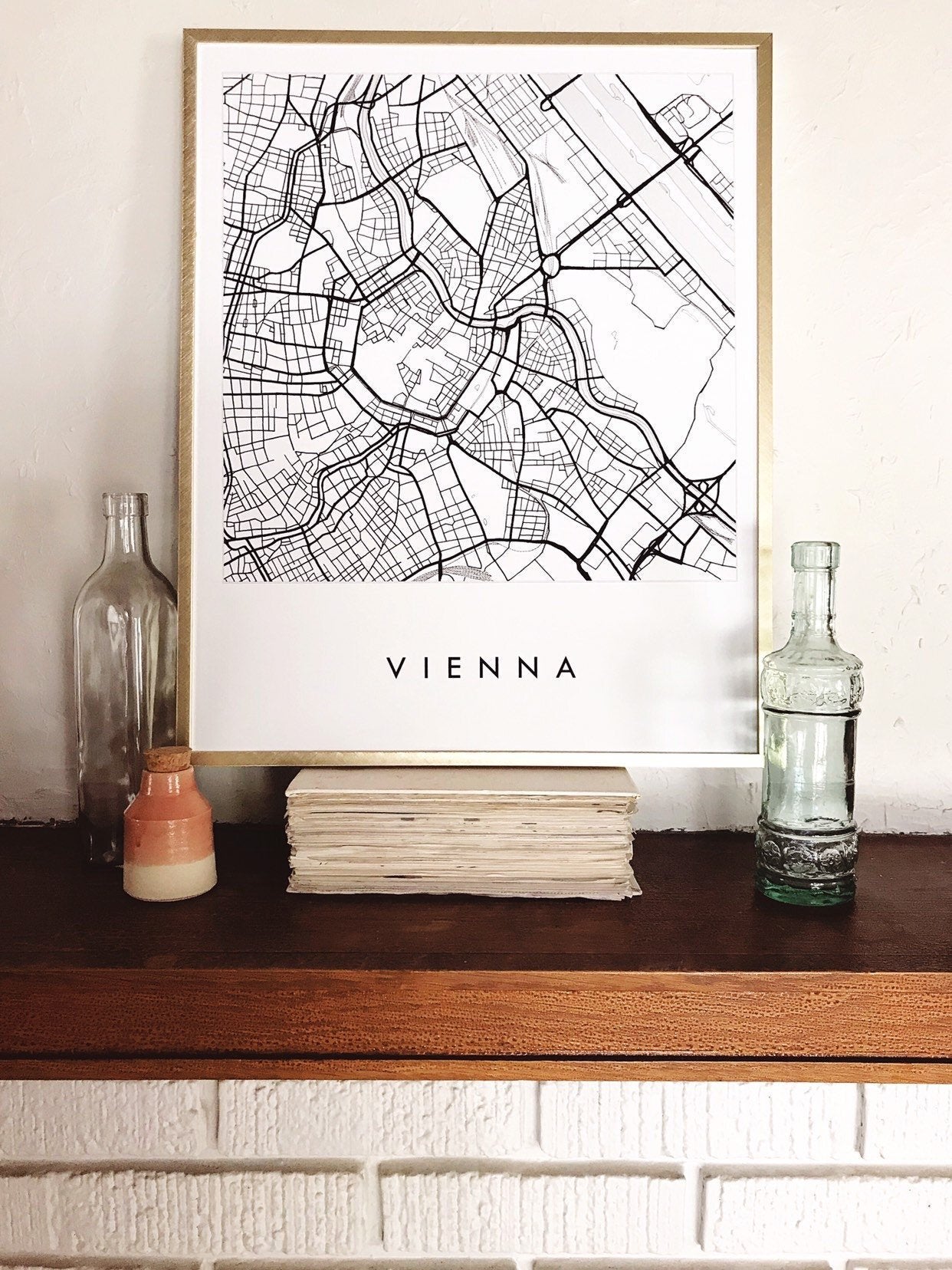 VIENNA City Lines Map: PRINT