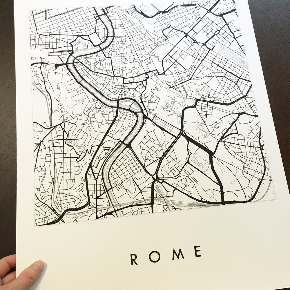 ROMA City Lines Map: PRINT